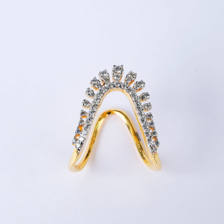 CY Sica Jewellery Adhira Vanki Ring Front 2