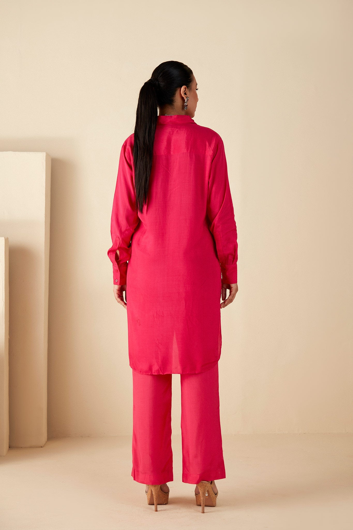 Pink Formal Co Ord Set