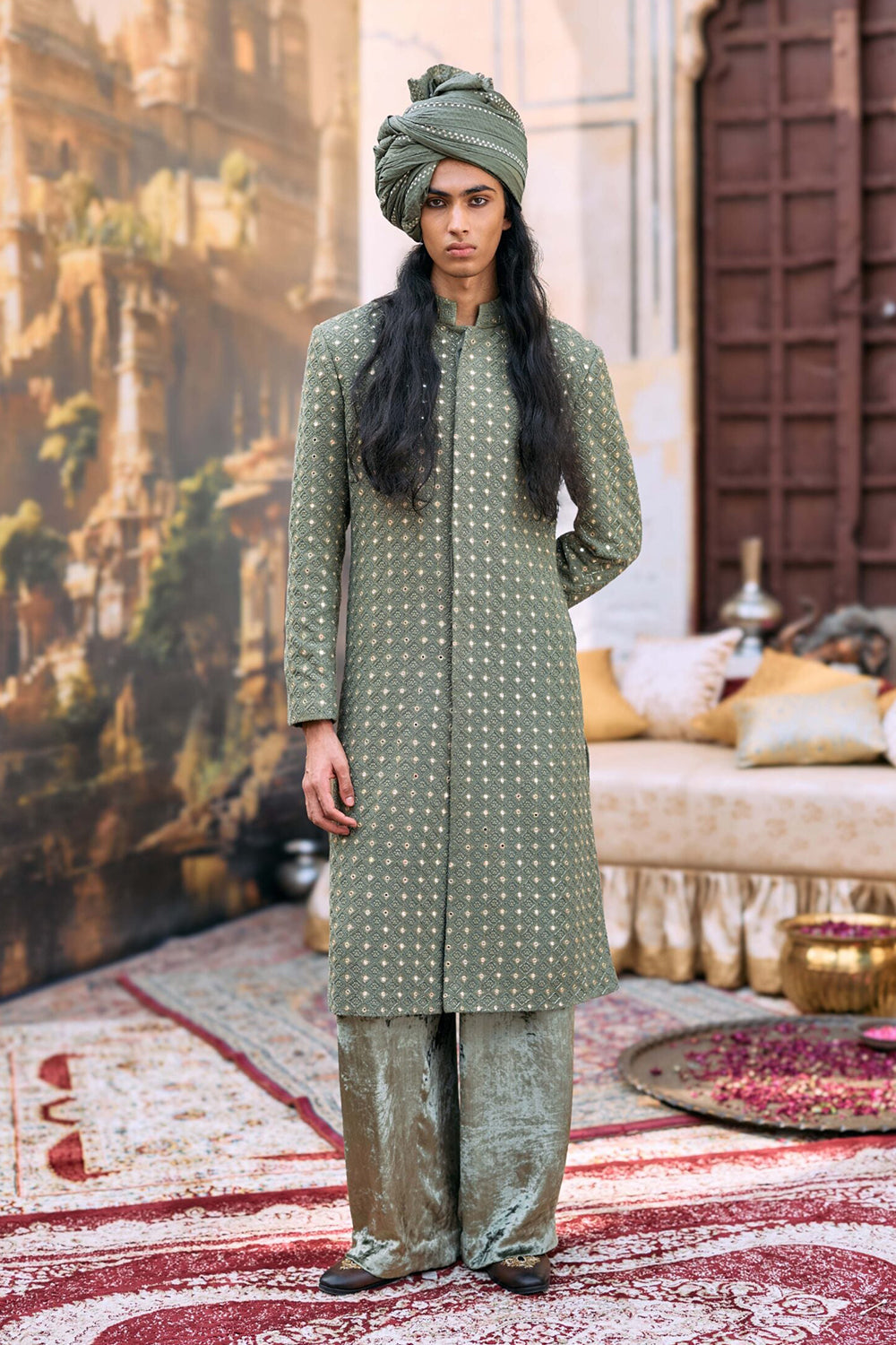 Kirit Sherwani Set