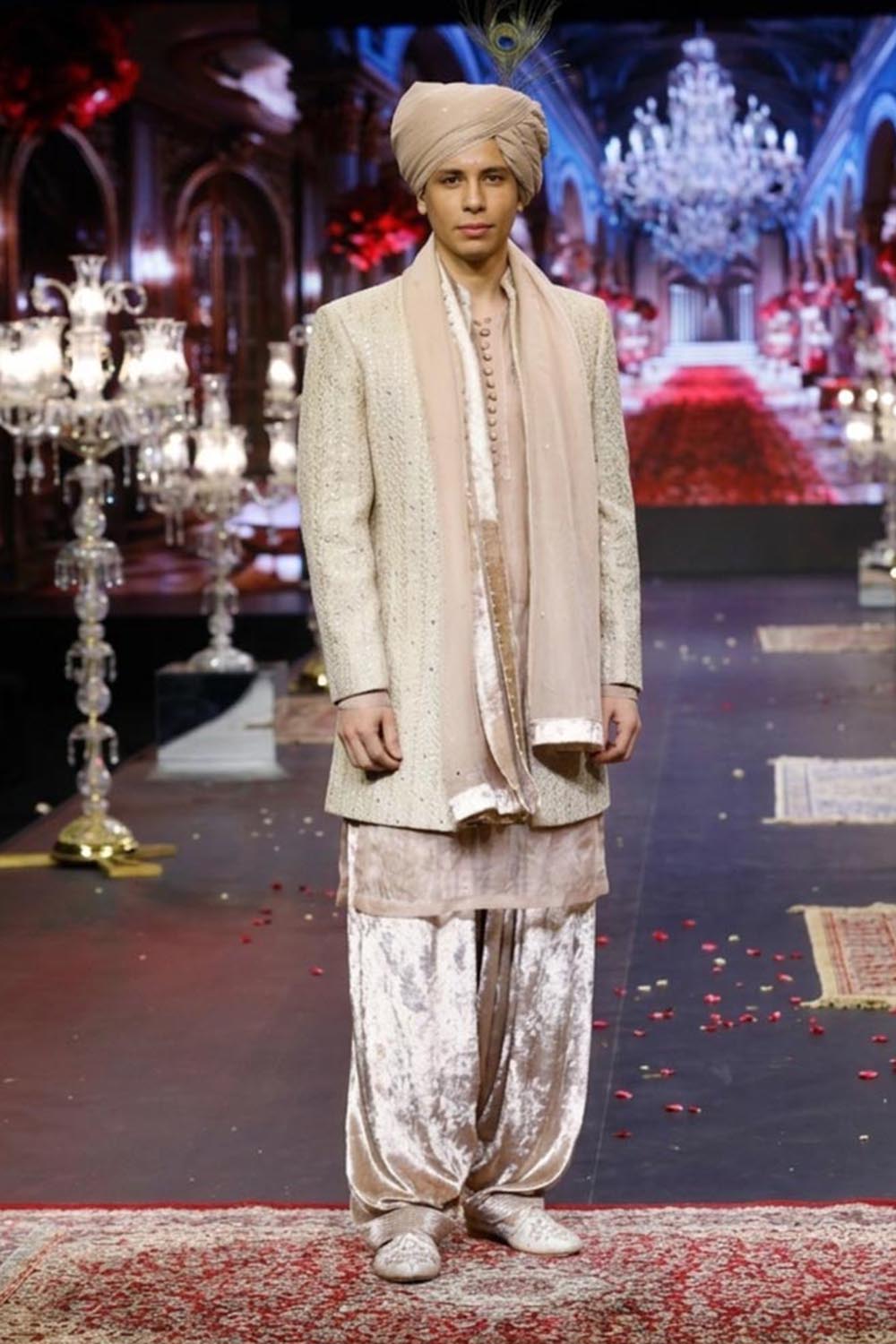 Gulzar Open Jacket Set