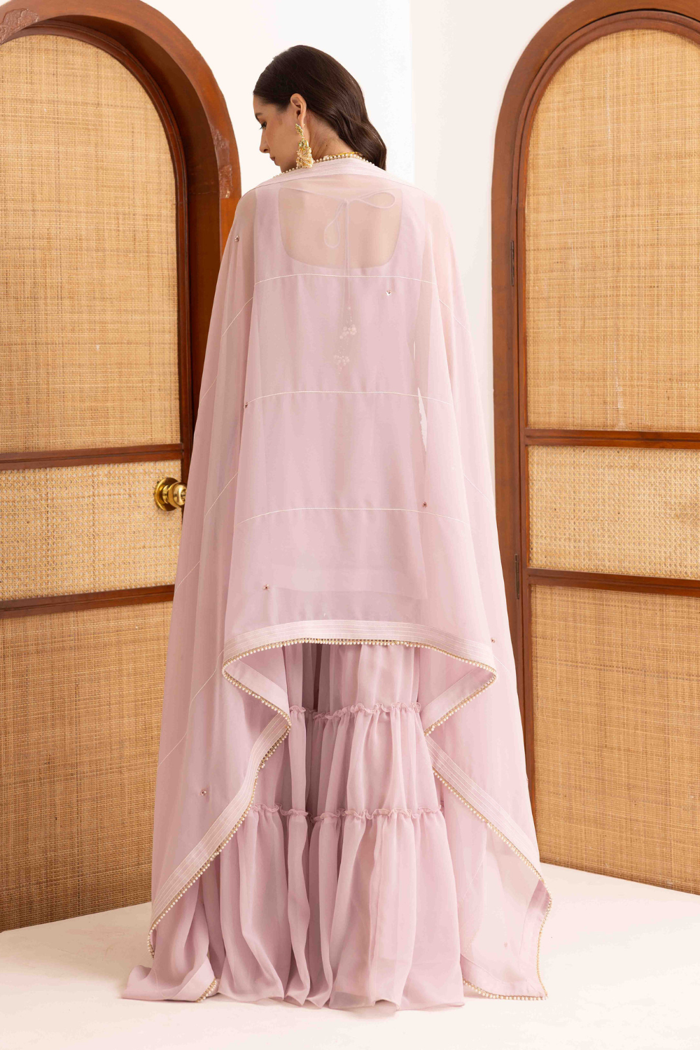 Prisha Short Kurta With Sharara