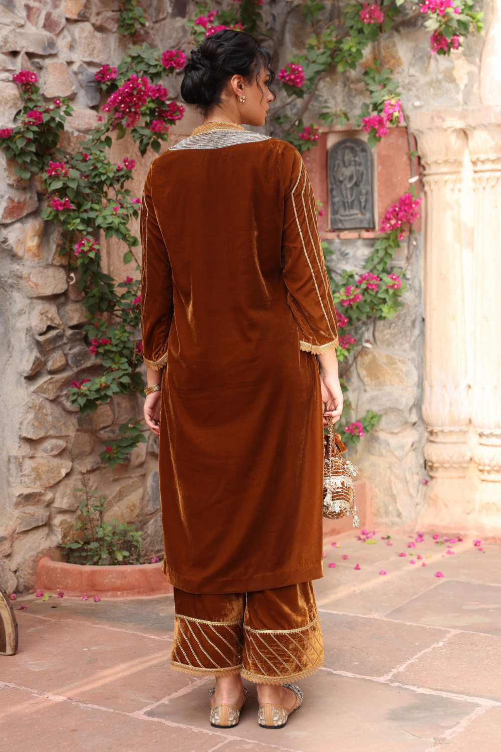 Honey Gold Kurta Set - RTS