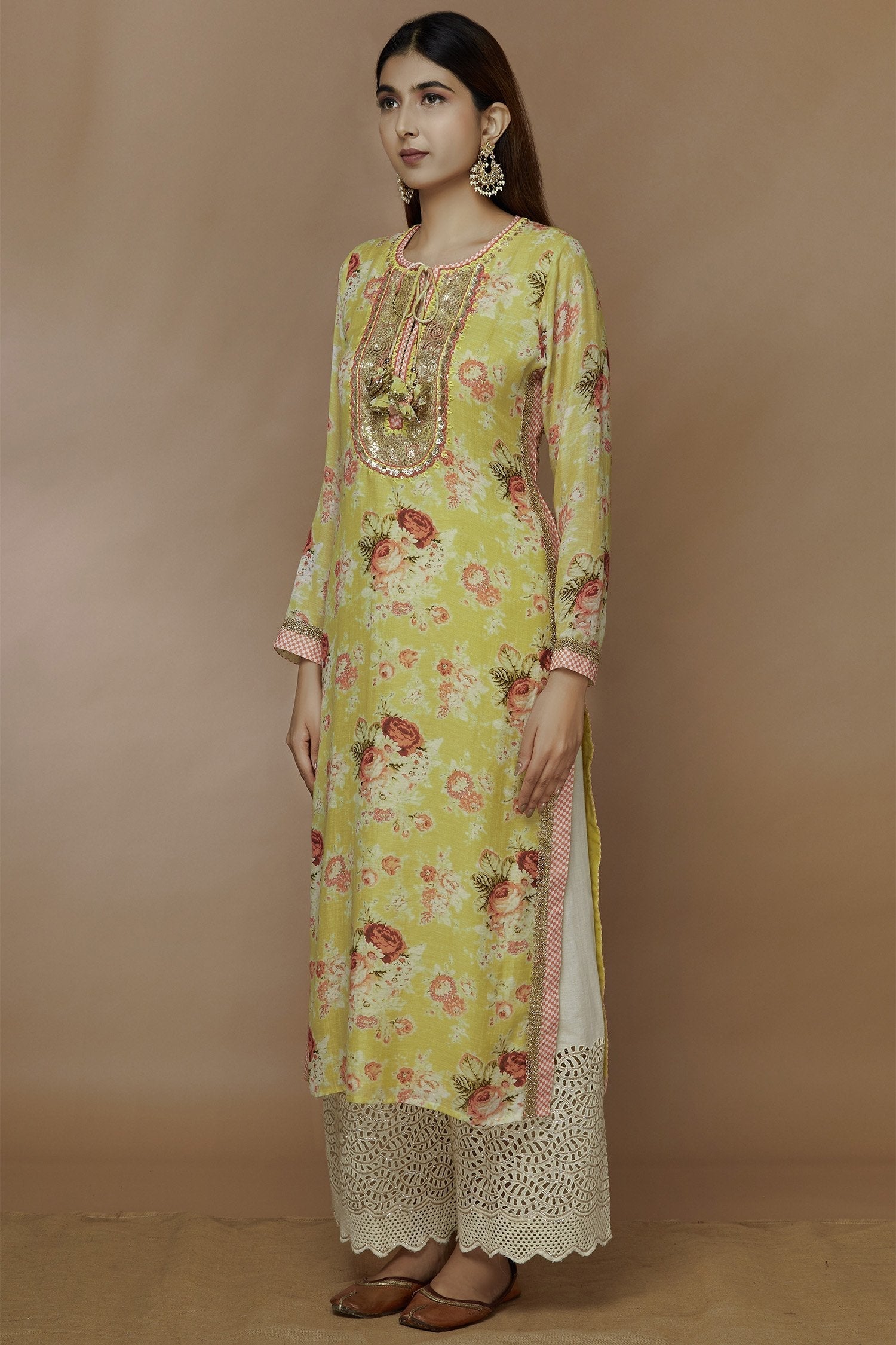 Bagh Yellow Tunic