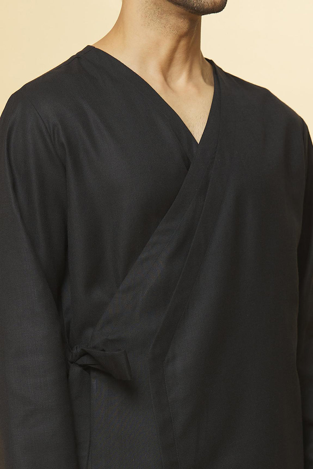 Tatvam Arigato Cotton Solid Kurta & Pyjama Set
