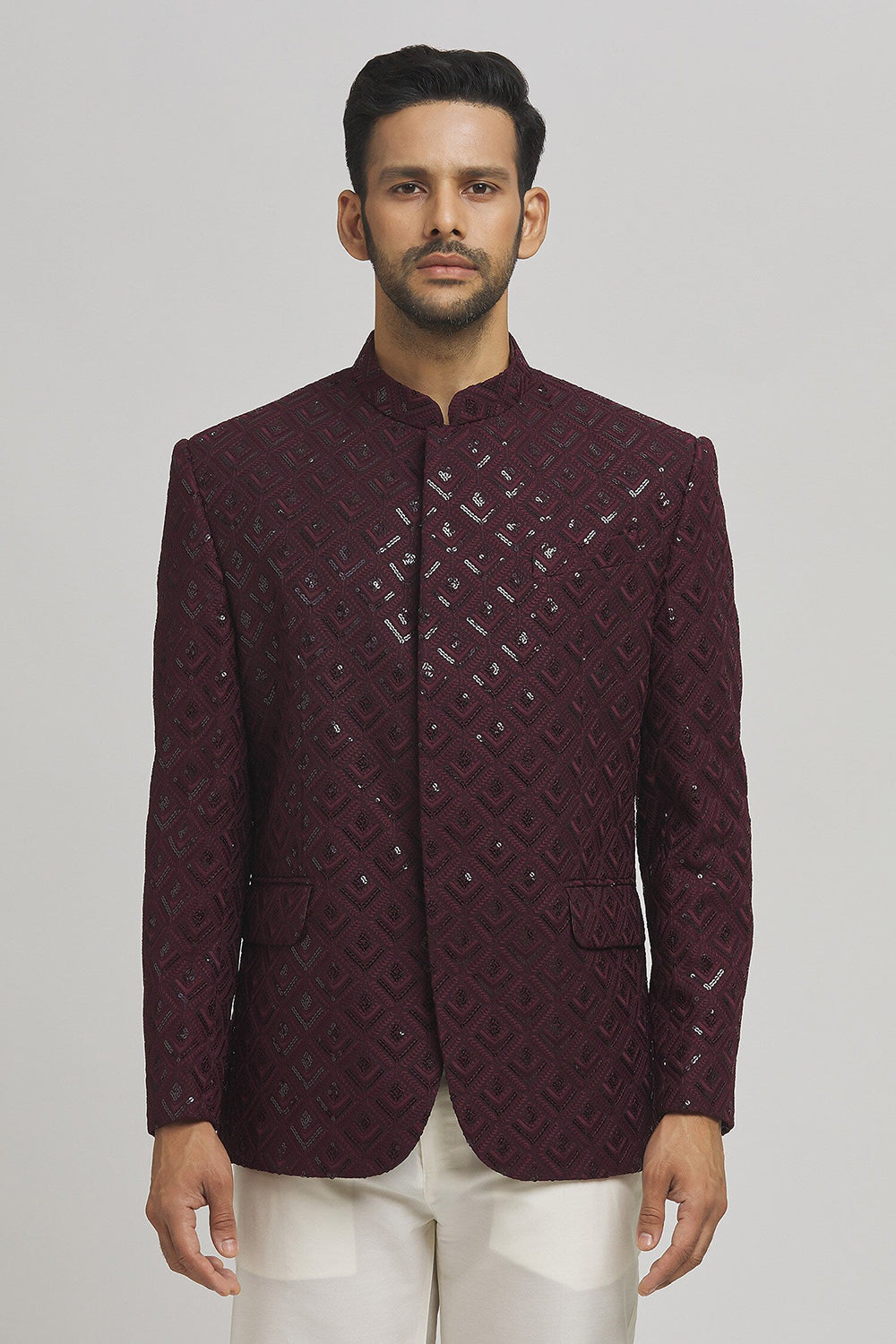Jahaan Sequin Work Bandhgala