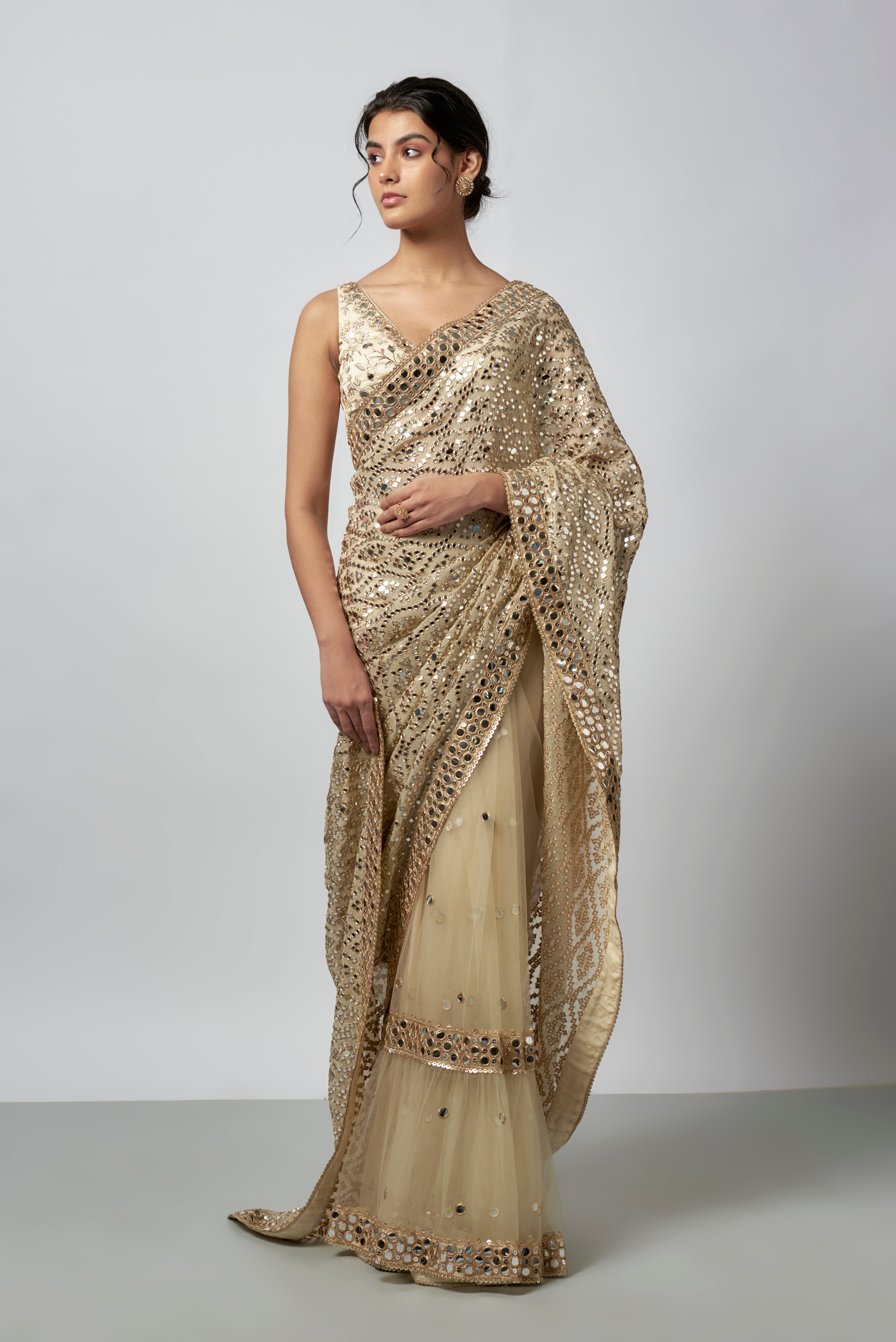 CY Gopi Vaid Mirai Saree Set Front 1