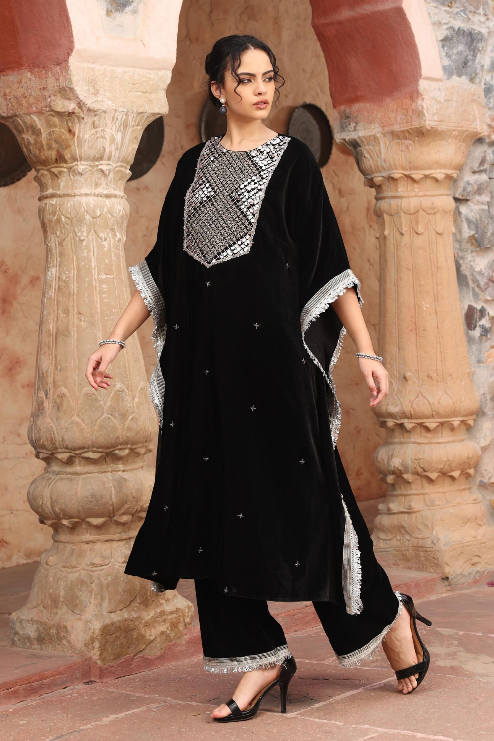 Black Kaftan Set - RTS