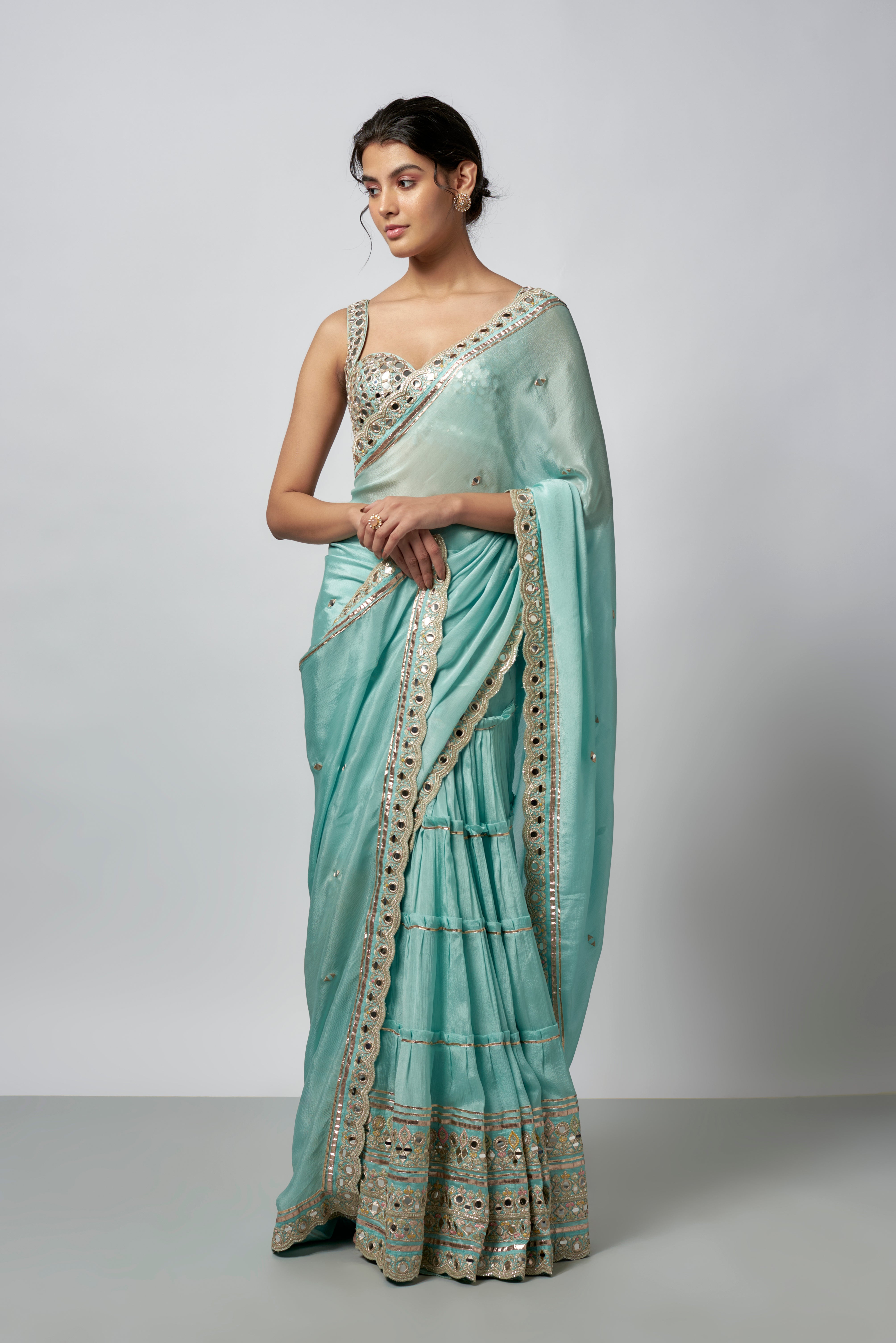 CY Gopi Vaid Anusha Saree Set Front 1