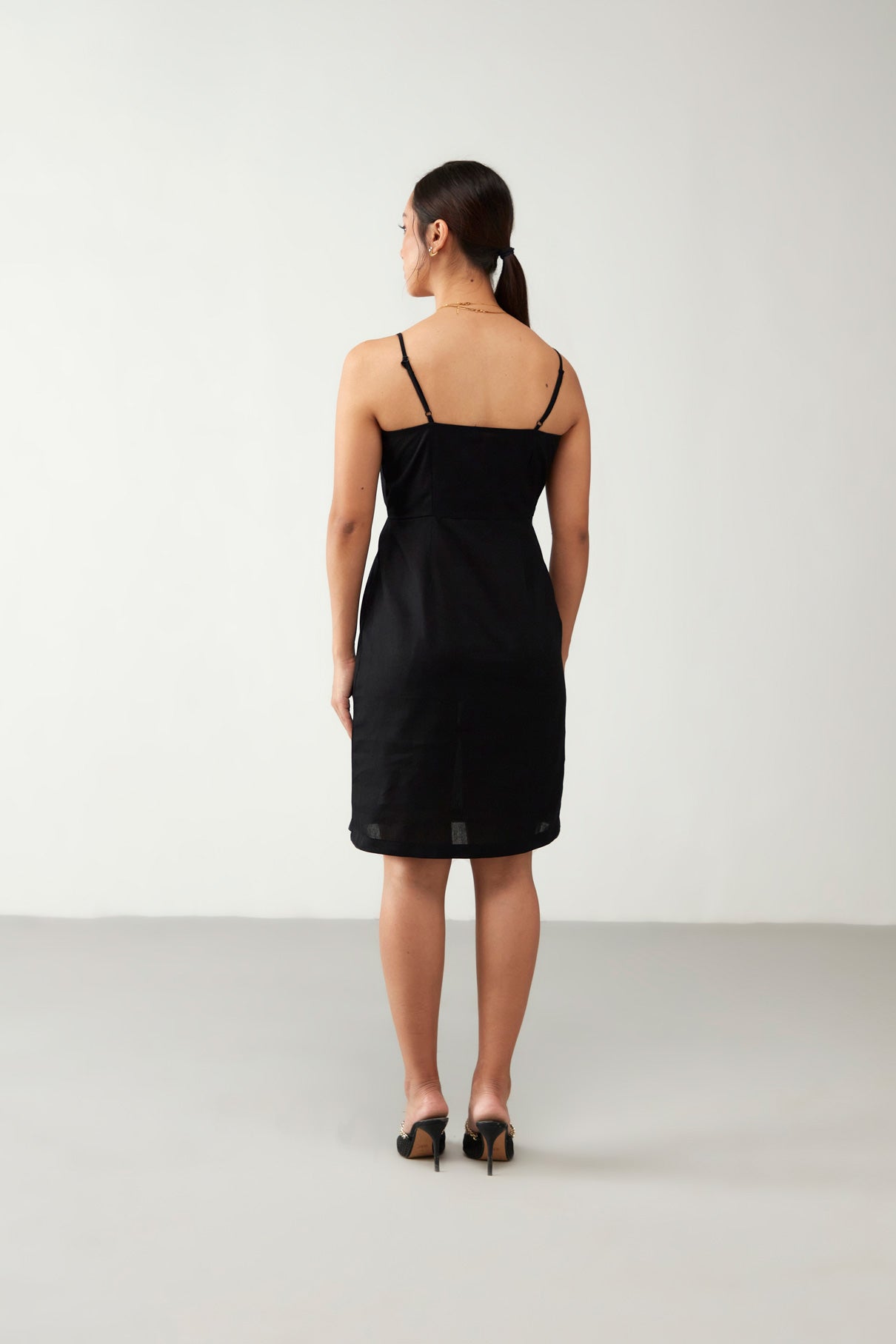 Black Classic Cotton Dress