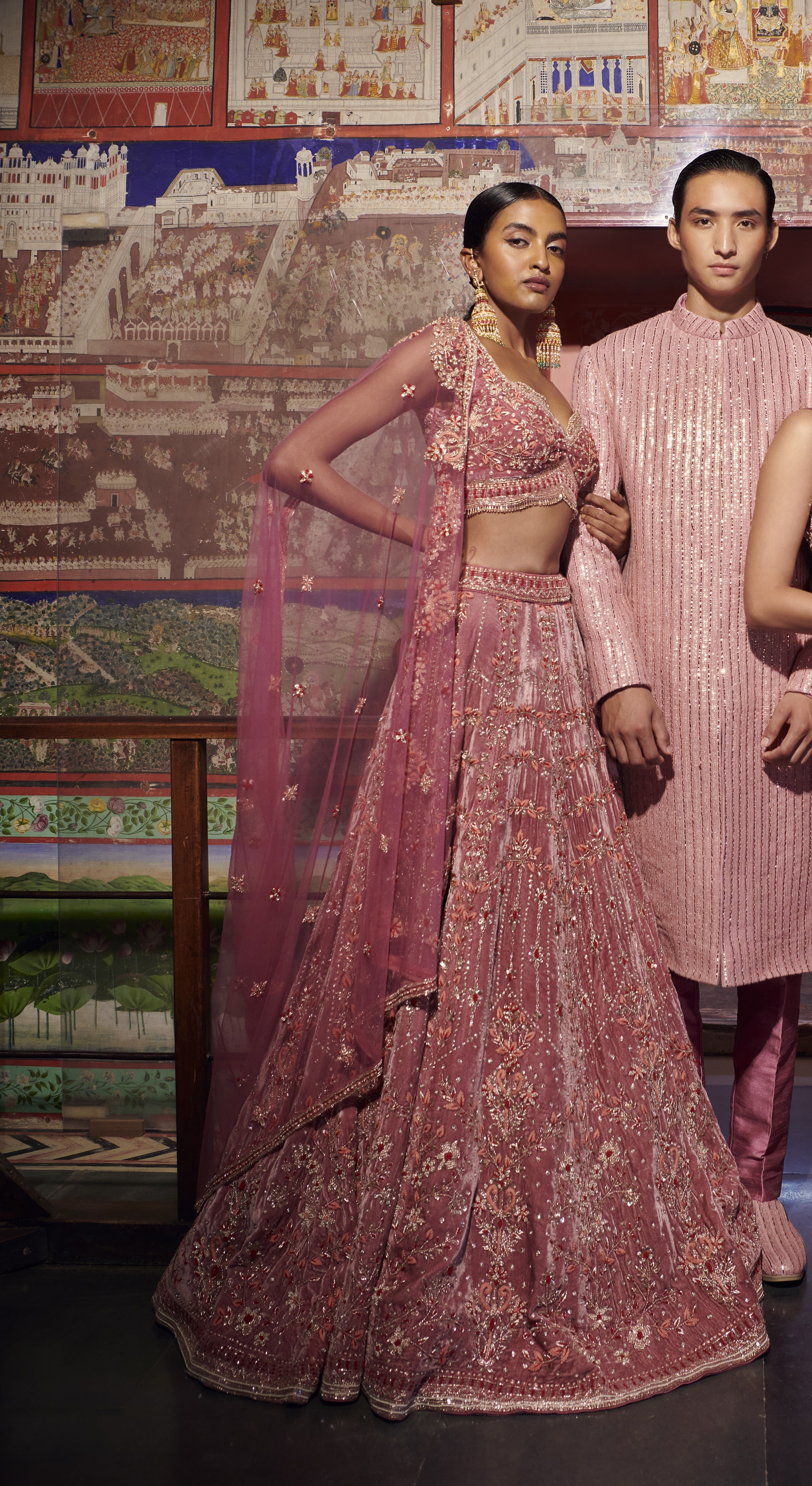 Mauve Lehenga