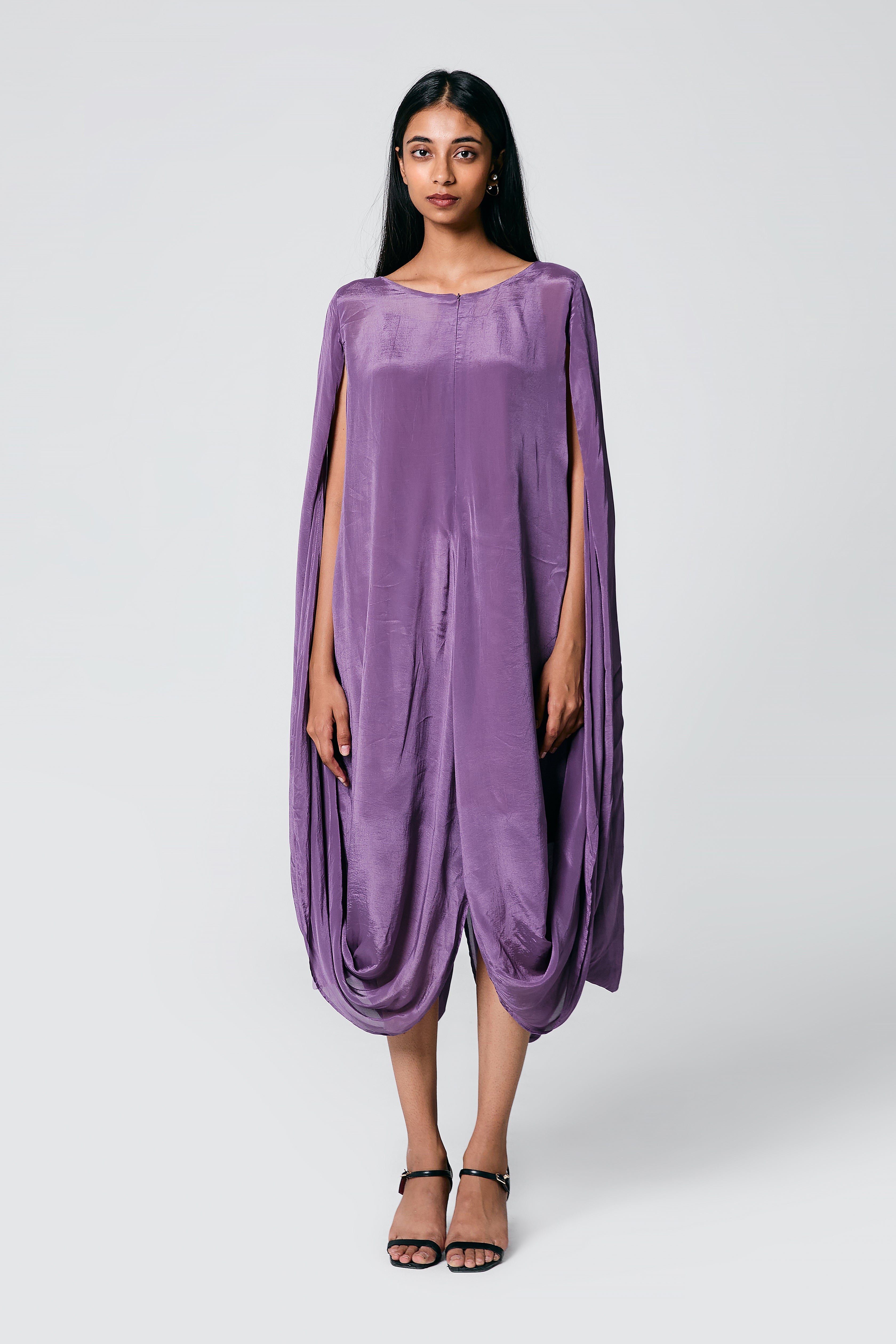 Double Cowl Dress