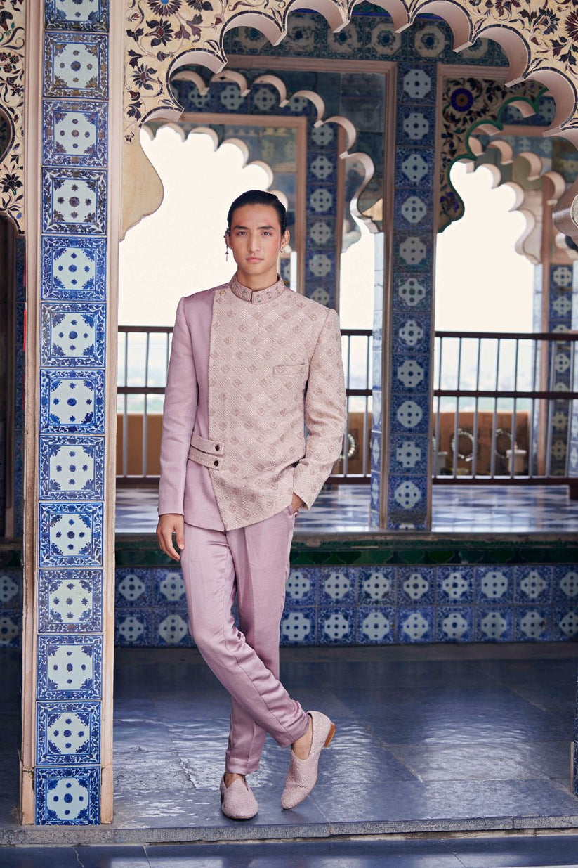 Onion Pink Jacket Set