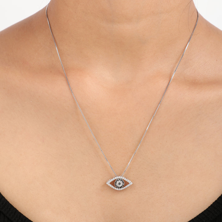 CY Sica Jewellery Evil Eye Pendant Front 1