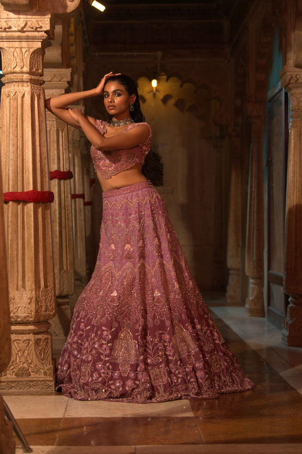 Ombre Sombre Lehenga