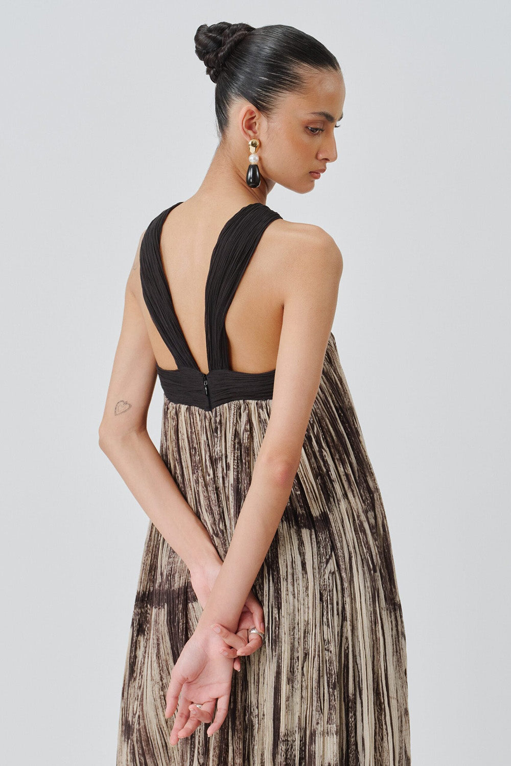 Dusk mulmul dress