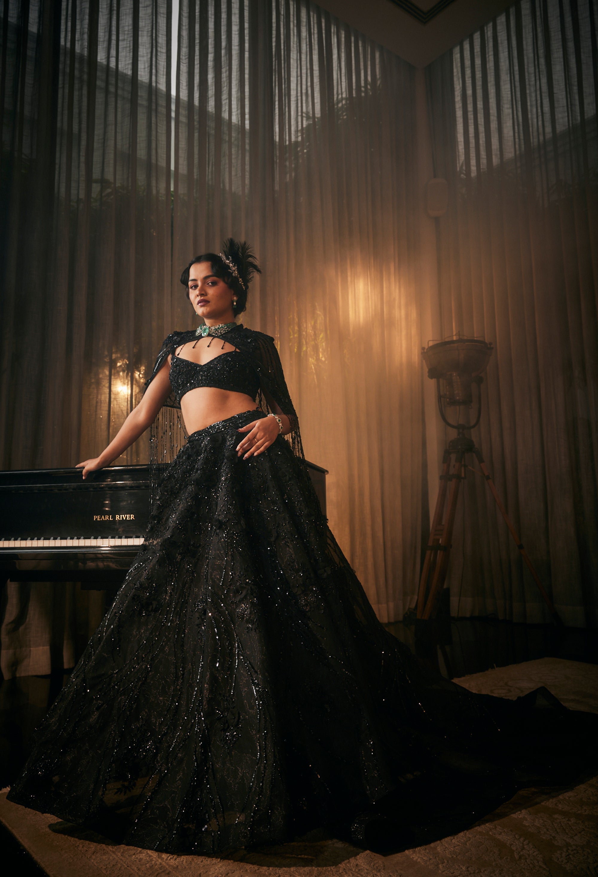 CY Amit GT Fleur de Jardin Embroidered Lehenga Set Front 1