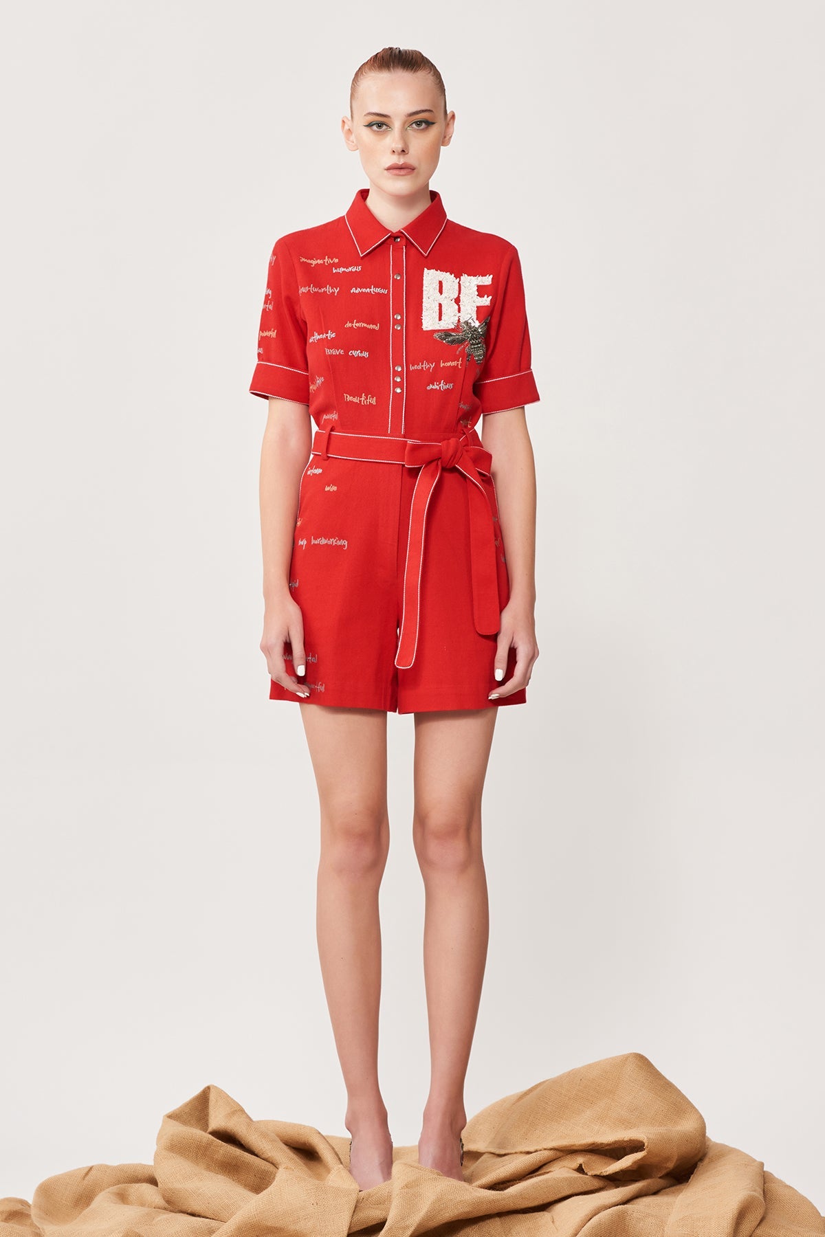 Be Playsuit With Belt