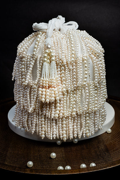 CY Nayaab By Sonia Gilt Raindrops White Front 3