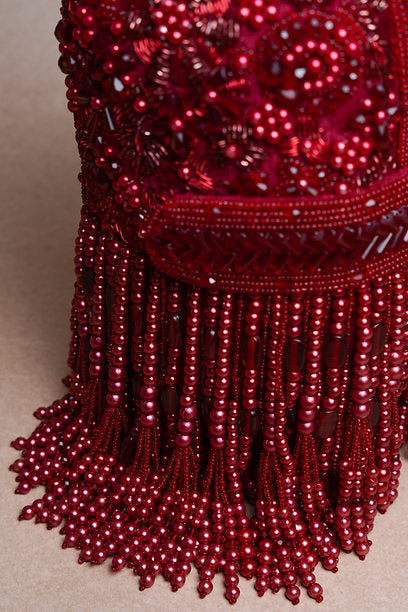 CY Nayaab By Sonia Damsel Red Closeup 2