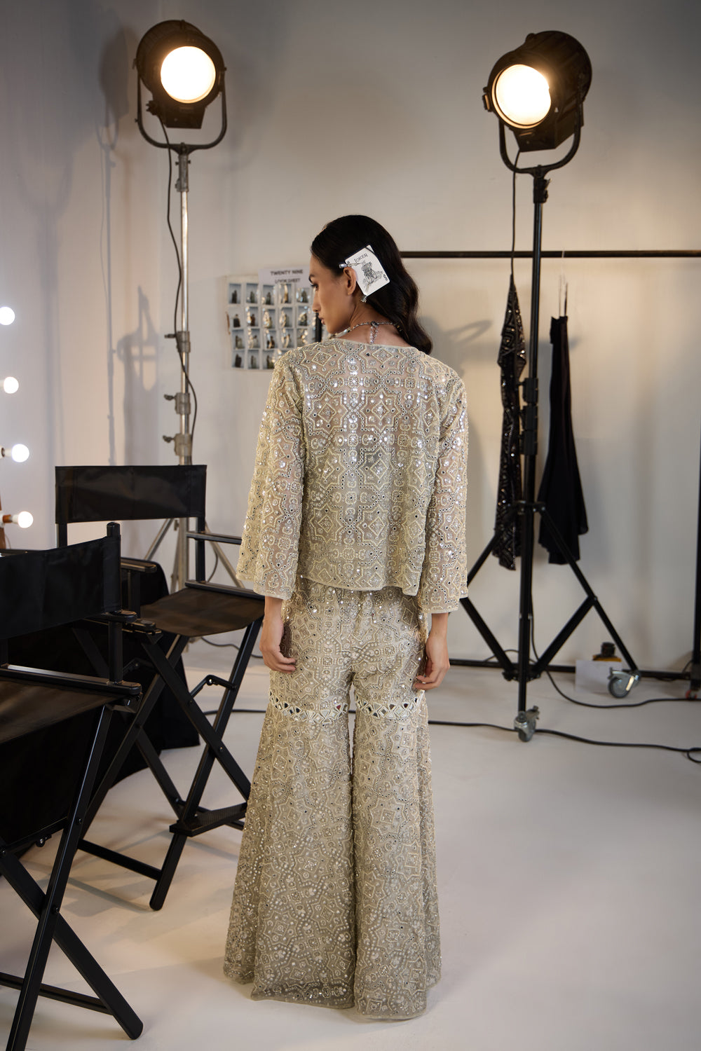 CY 29 India Classic Short Jacket With Sharara Back 1