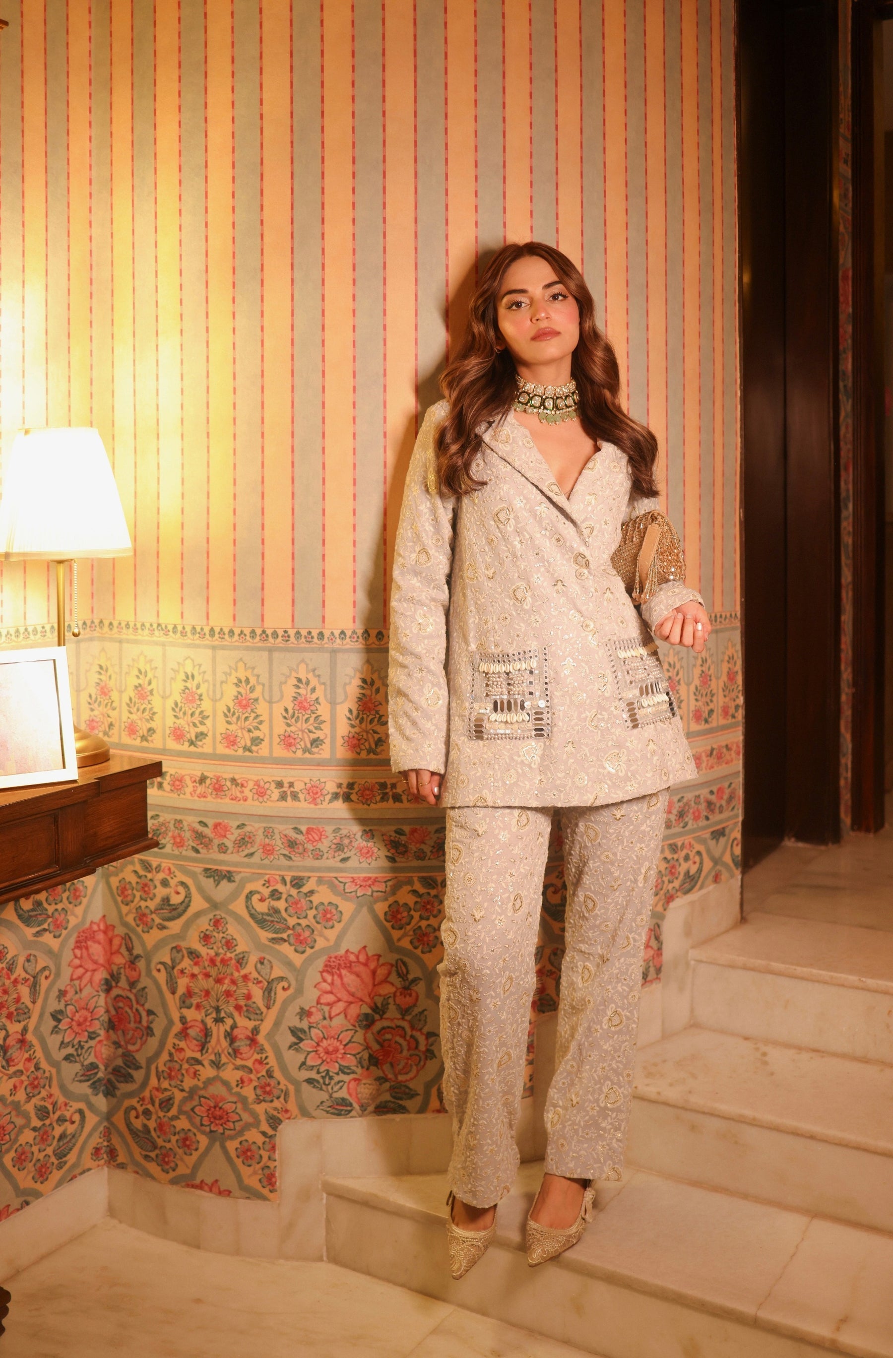 CY 29 India Mehak Bakshi In Double Breast Coat Front 2