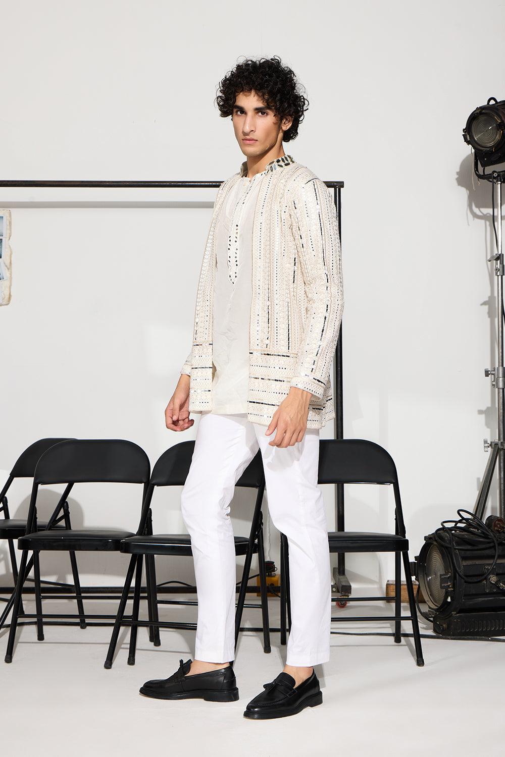 CY 29 India Monga Silk Kurta With Straight Pant Side 1