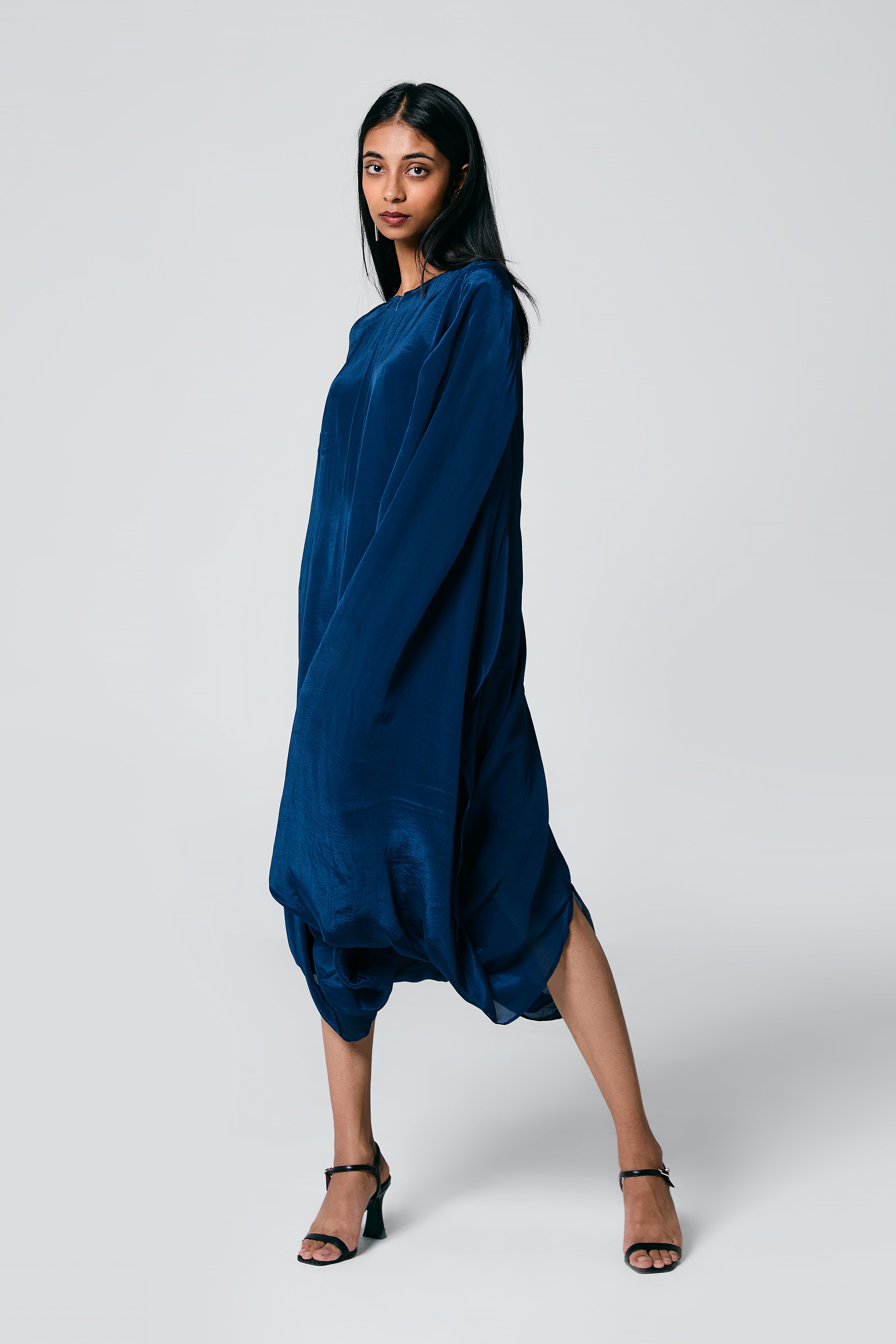 Double Cowl Dress