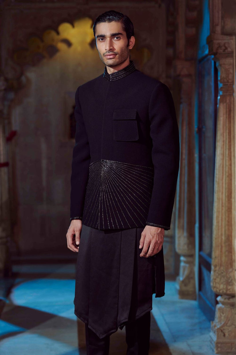 Pale Blue Jacket Set