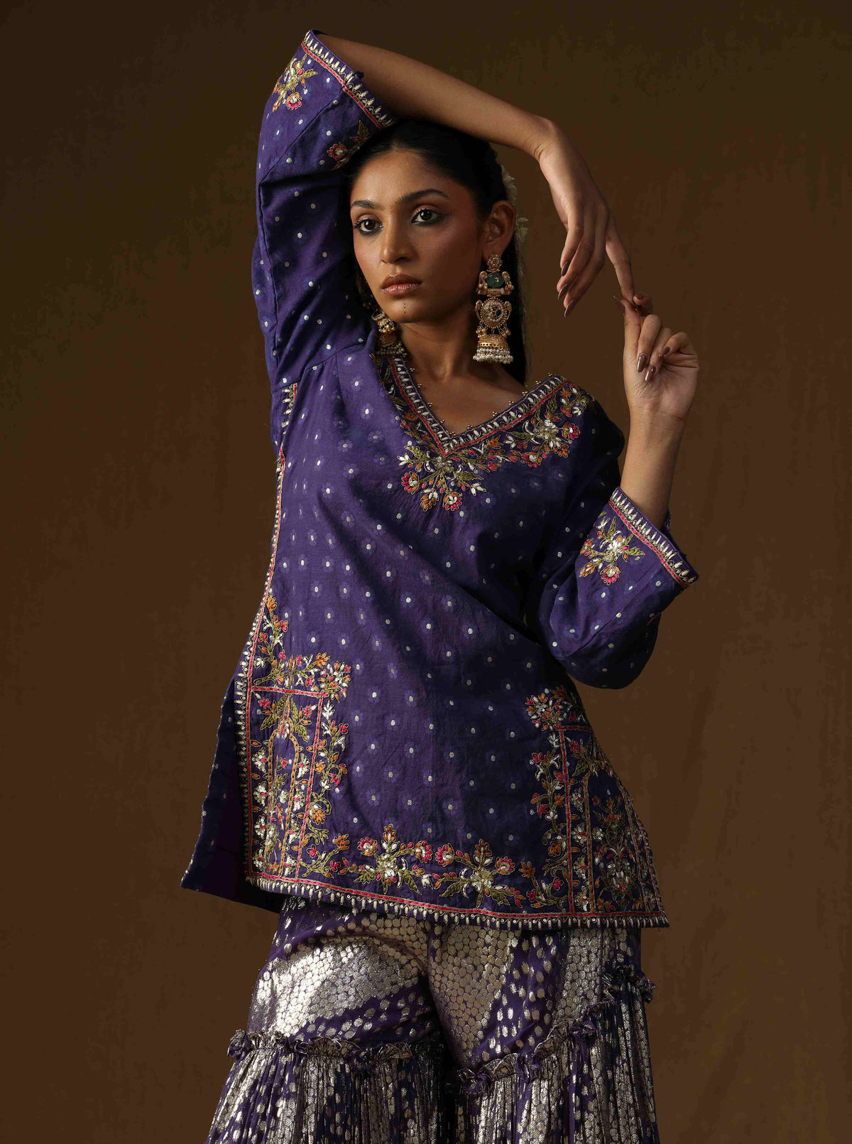 Noorika -Neel Kusum Sharara Set