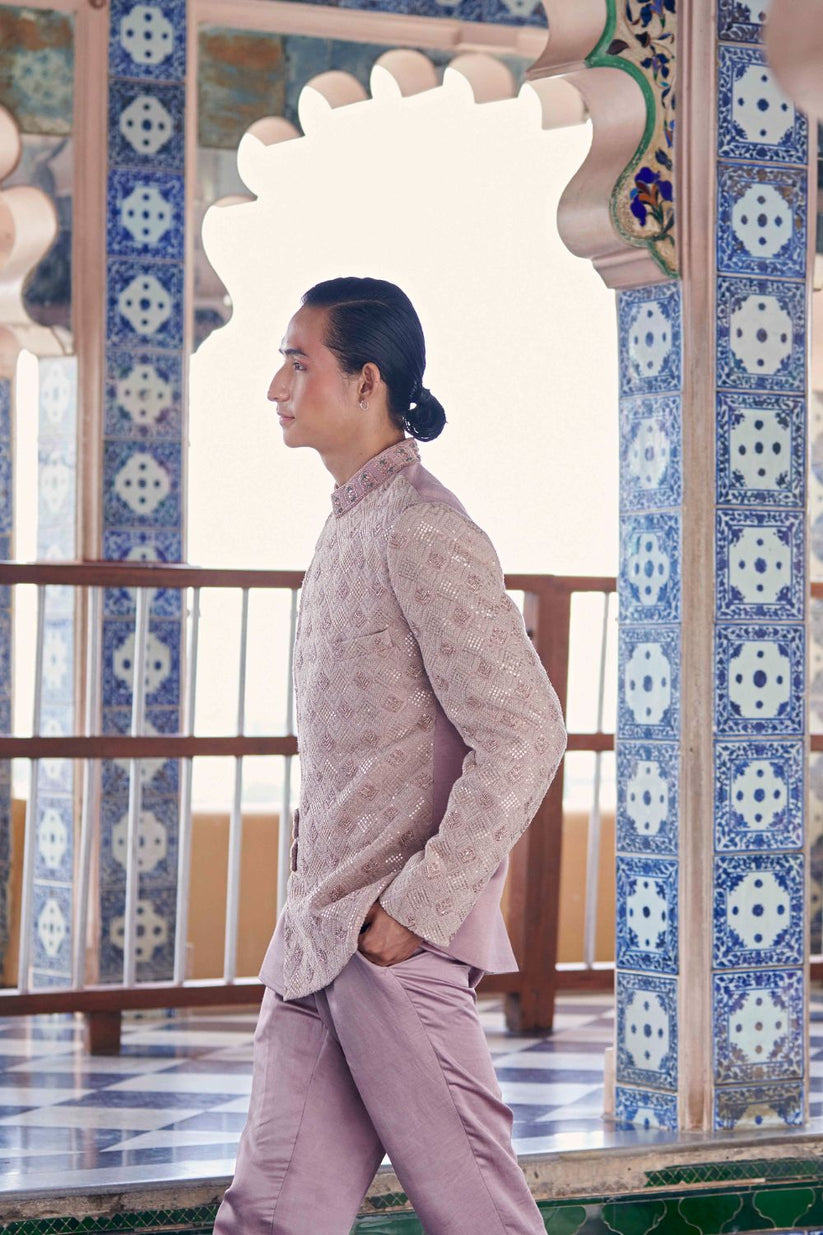 Onion Pink Jacket Set