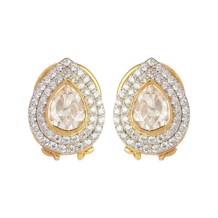 CY Sica Jewellery Mini Pear Earrings Front 2