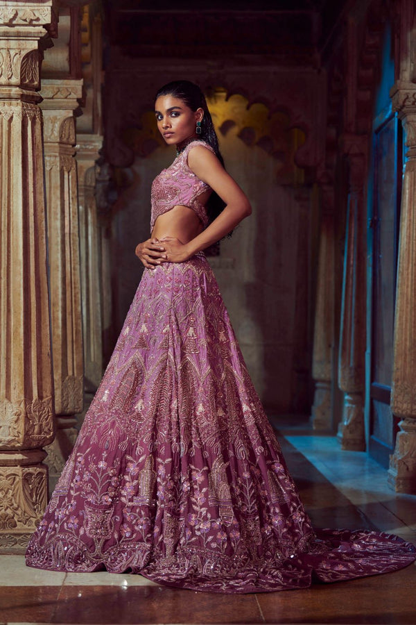 Ombre Sombre Lehenga