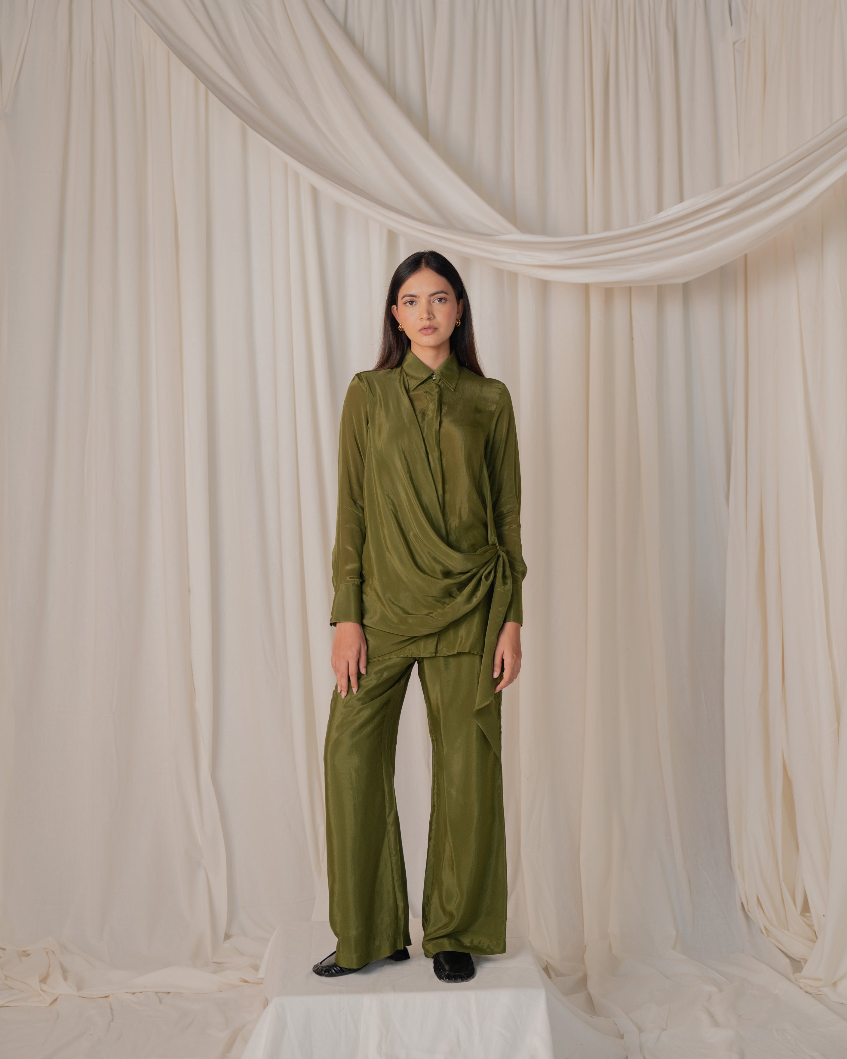 Flap Shirt Coord