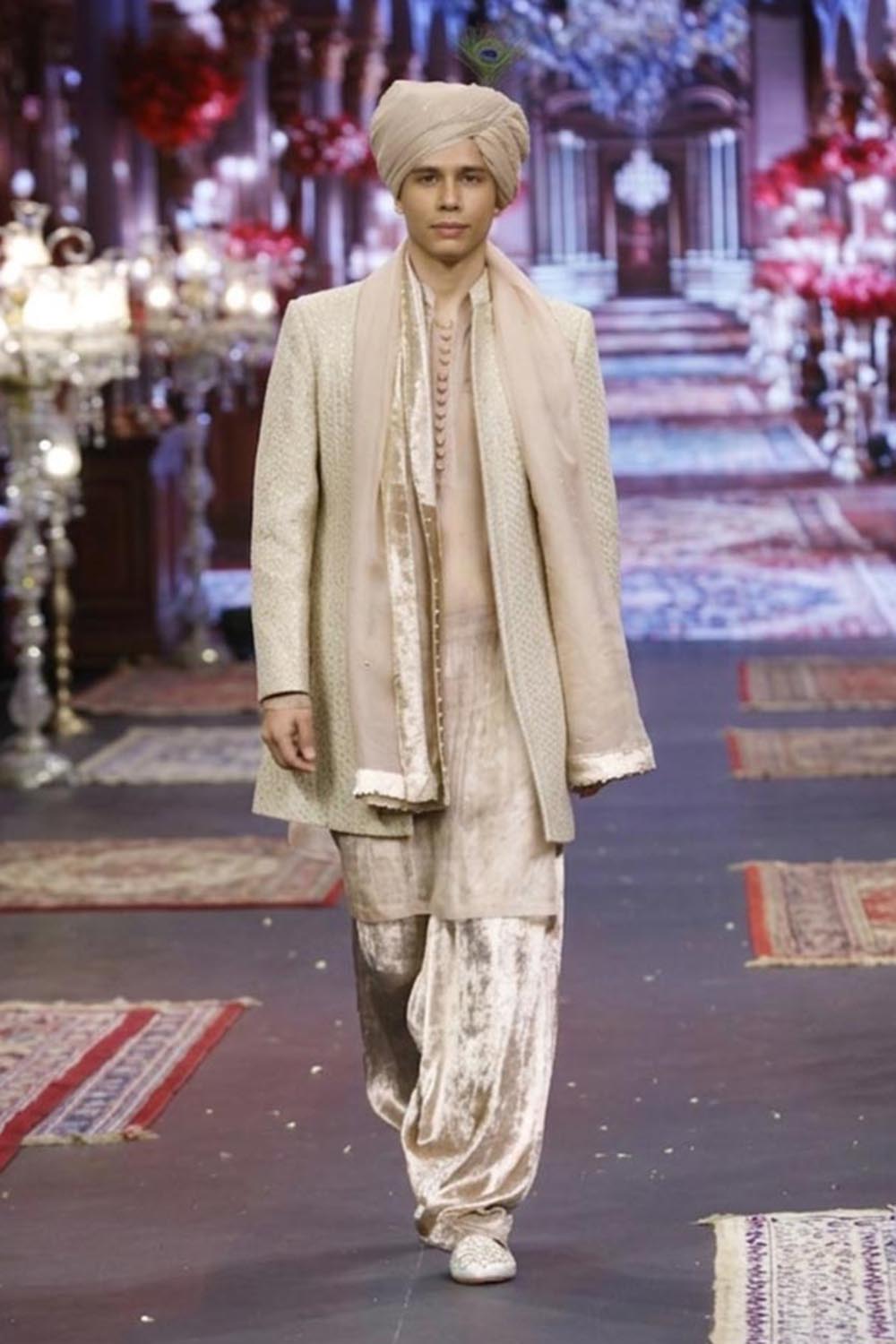Gulzar Open Jacket Set