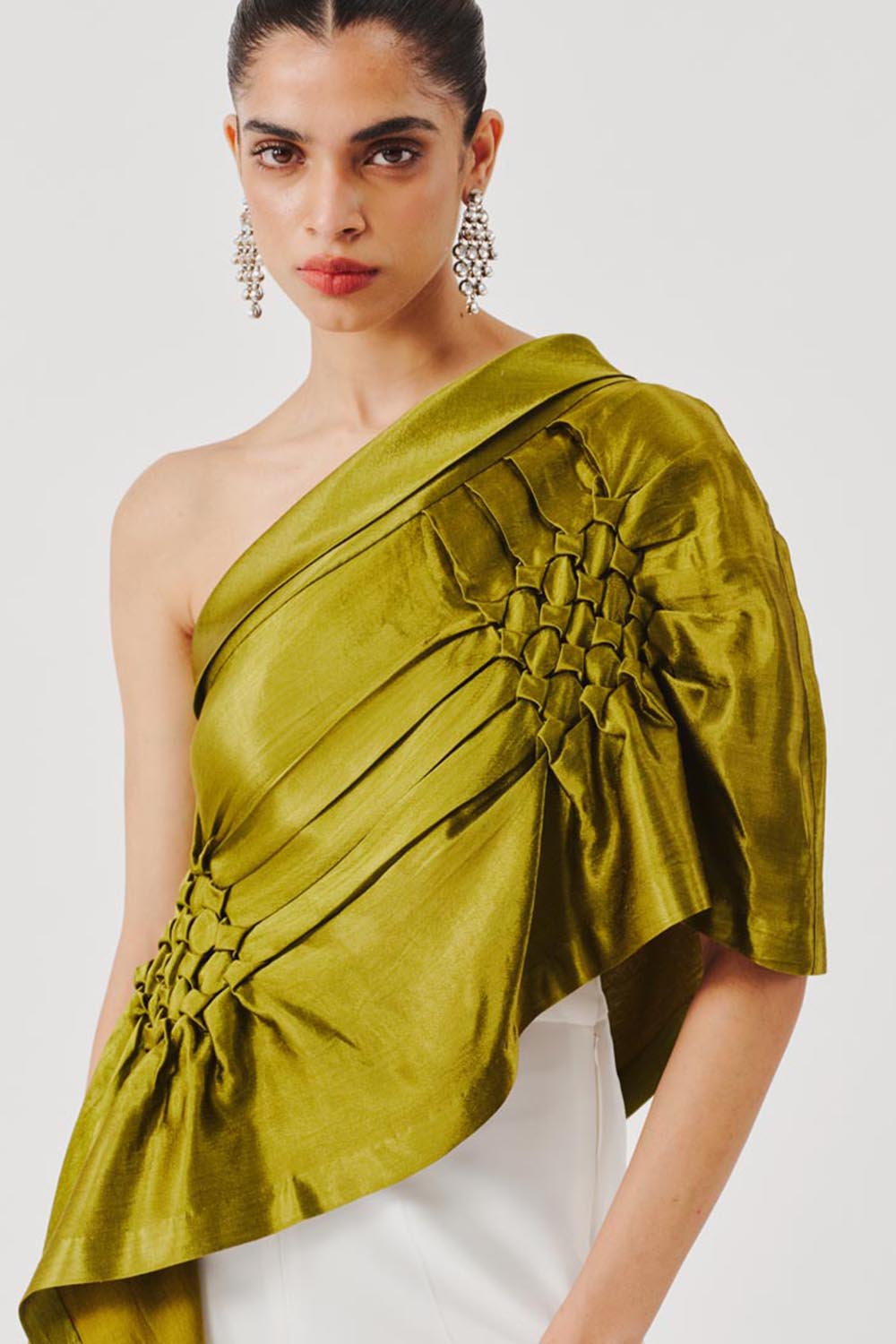 Pisa Top in olive Green