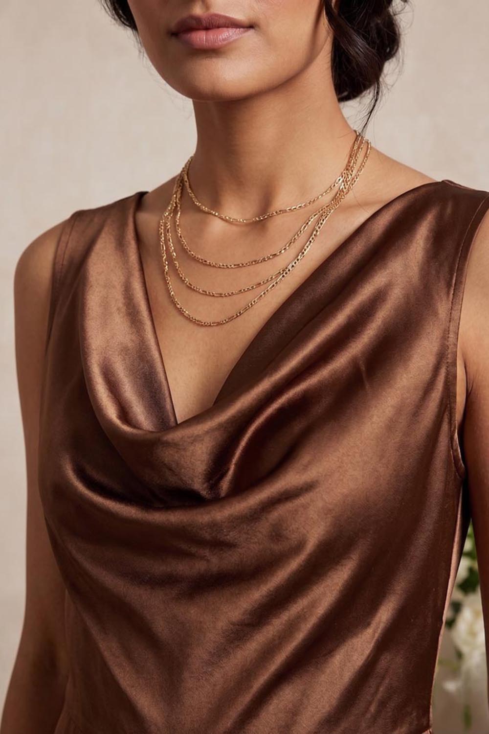 THETAA Vesper -Tailored Imported Satin Jumpsuit