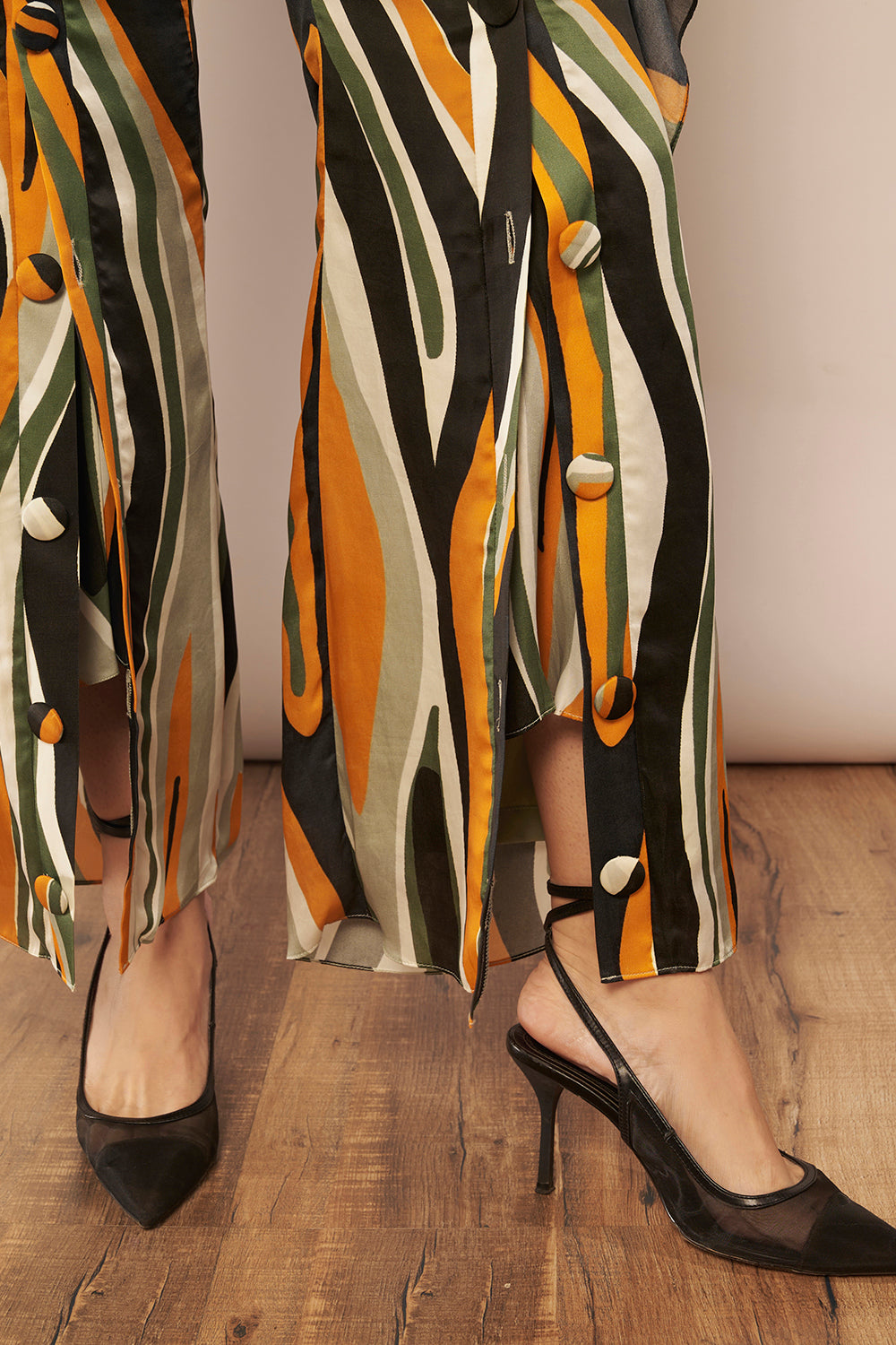 Printed Flared Pants