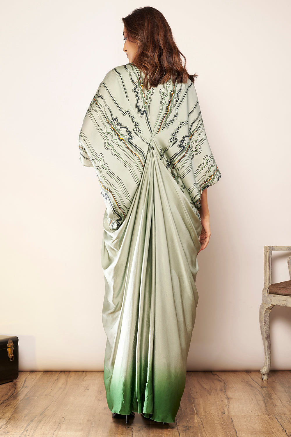 Printed Ombre Kaftan
