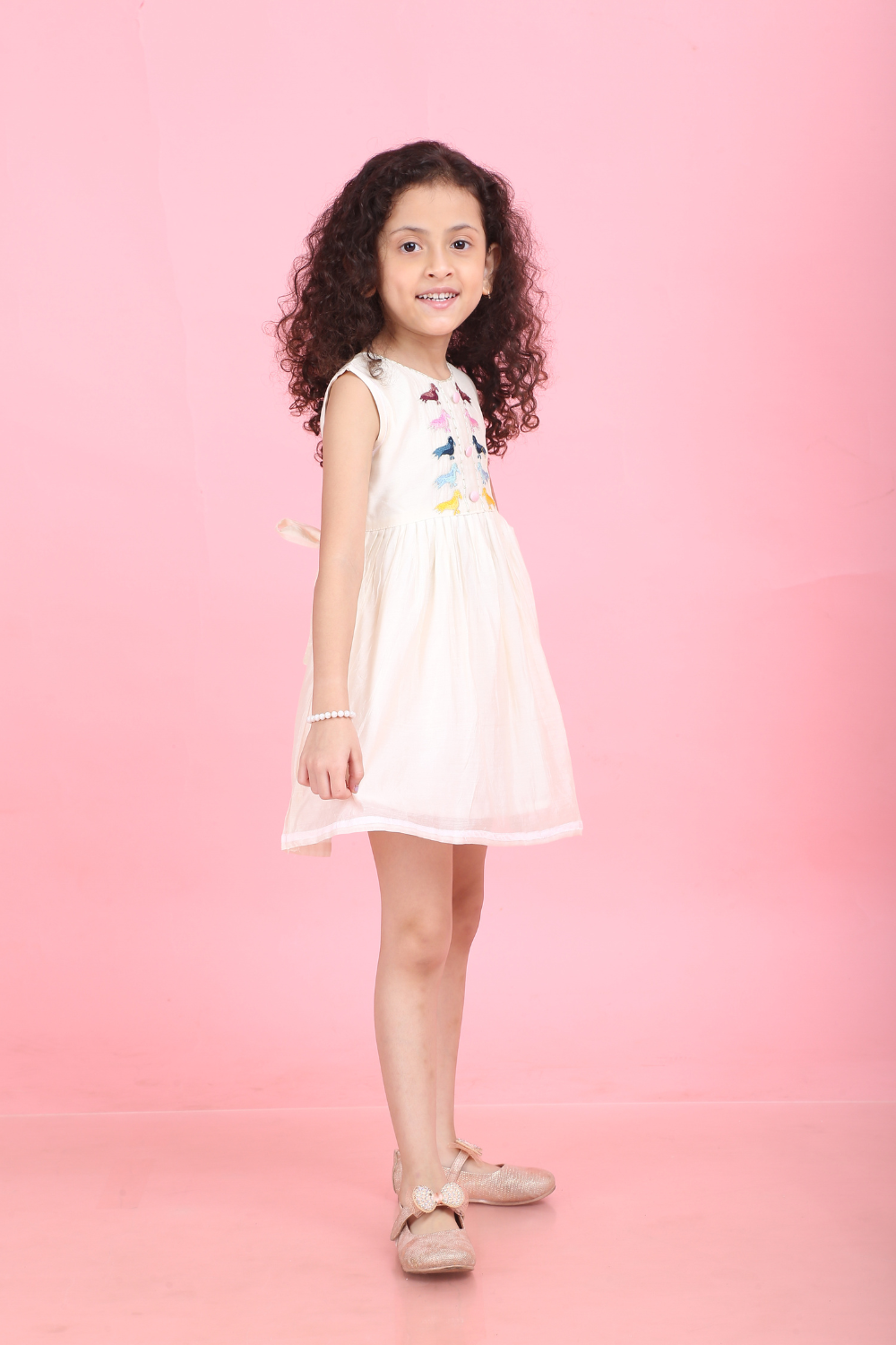 WHITE BIRDS DRESS