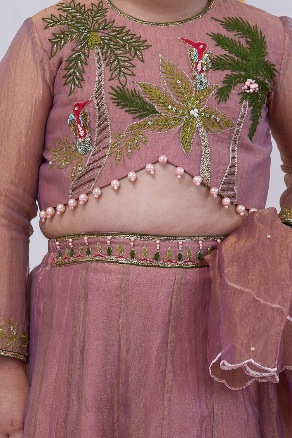 JUNGLE MOTIF LEHENGA SET