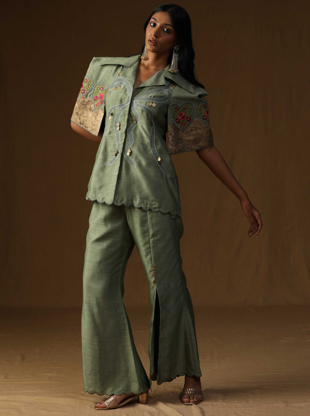 Chitra Pista Noor The Artisan Rooh Co-ord Set