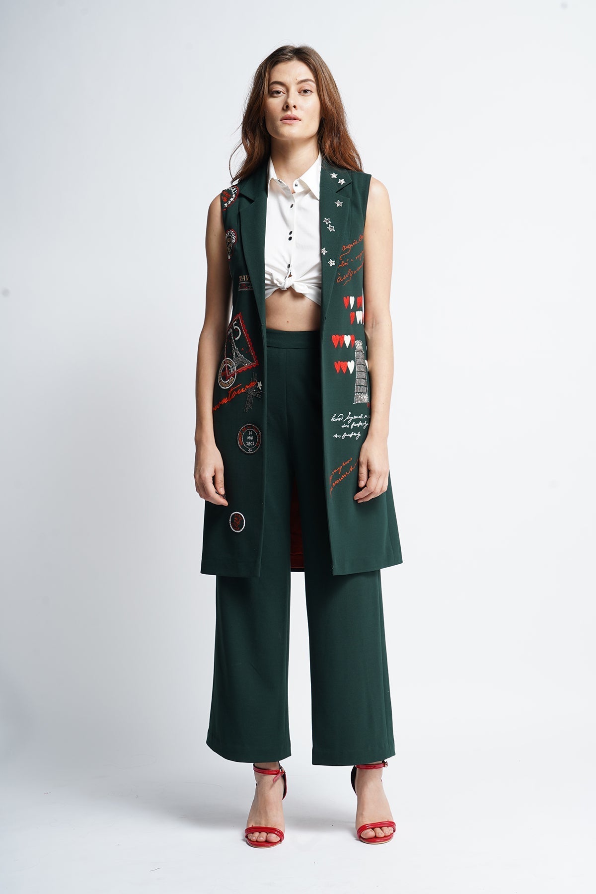 Dancing Downtown Sleeveless Jacket