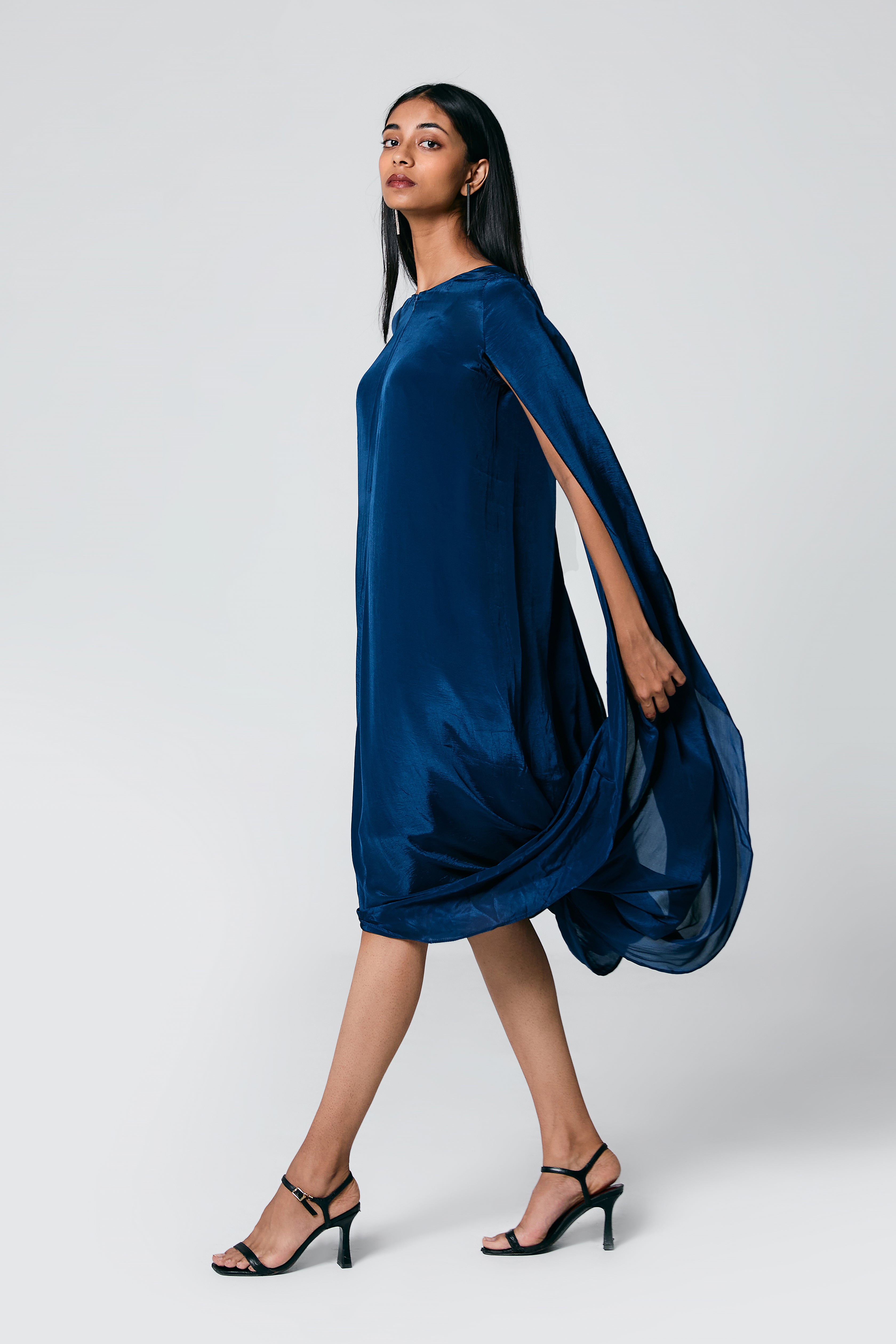 Double Cowl Dress