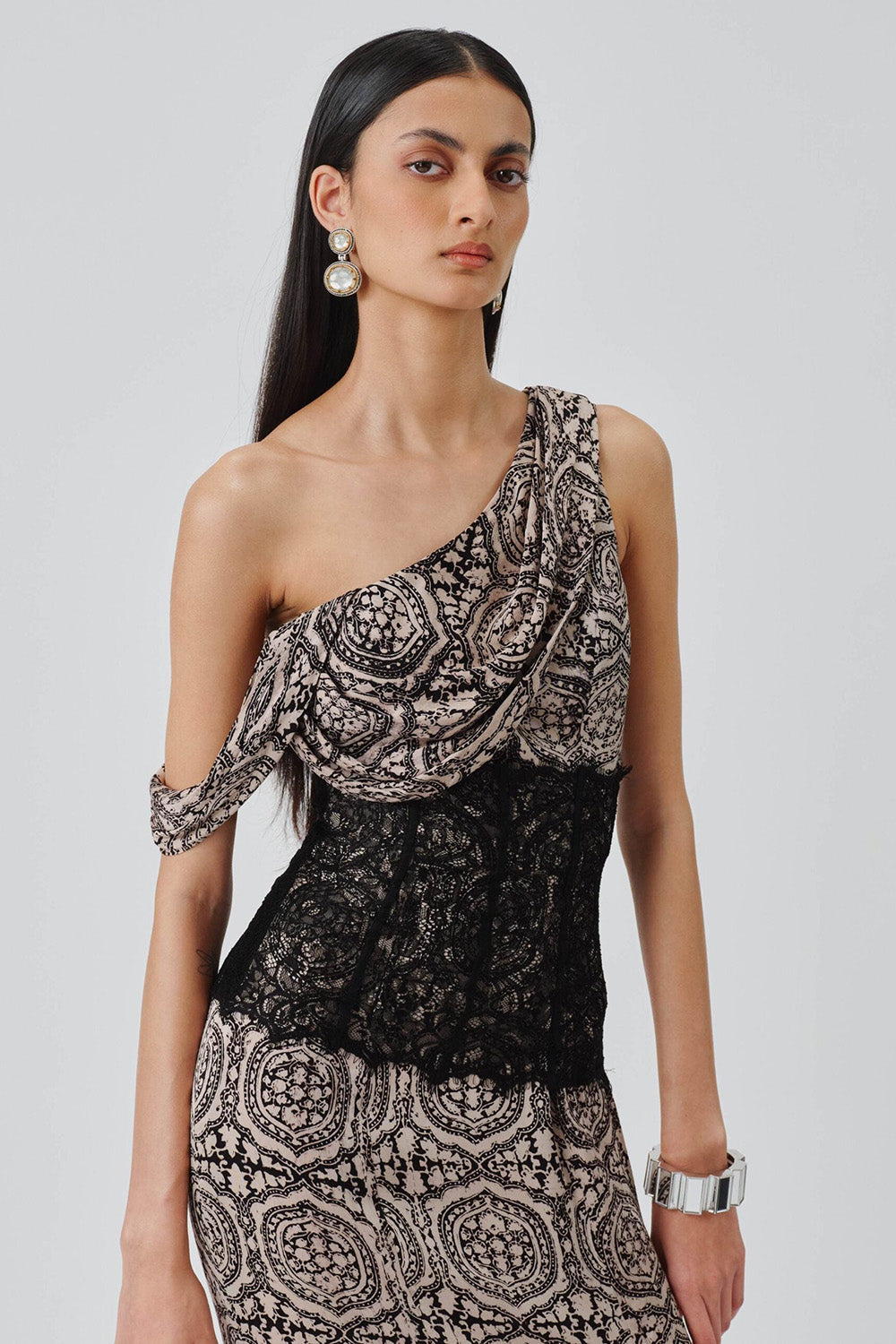 Tara Ajrakh Gown