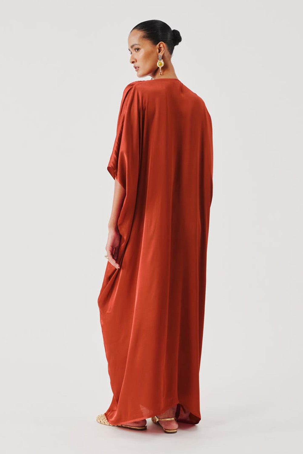 Regal Kaftan in Rust