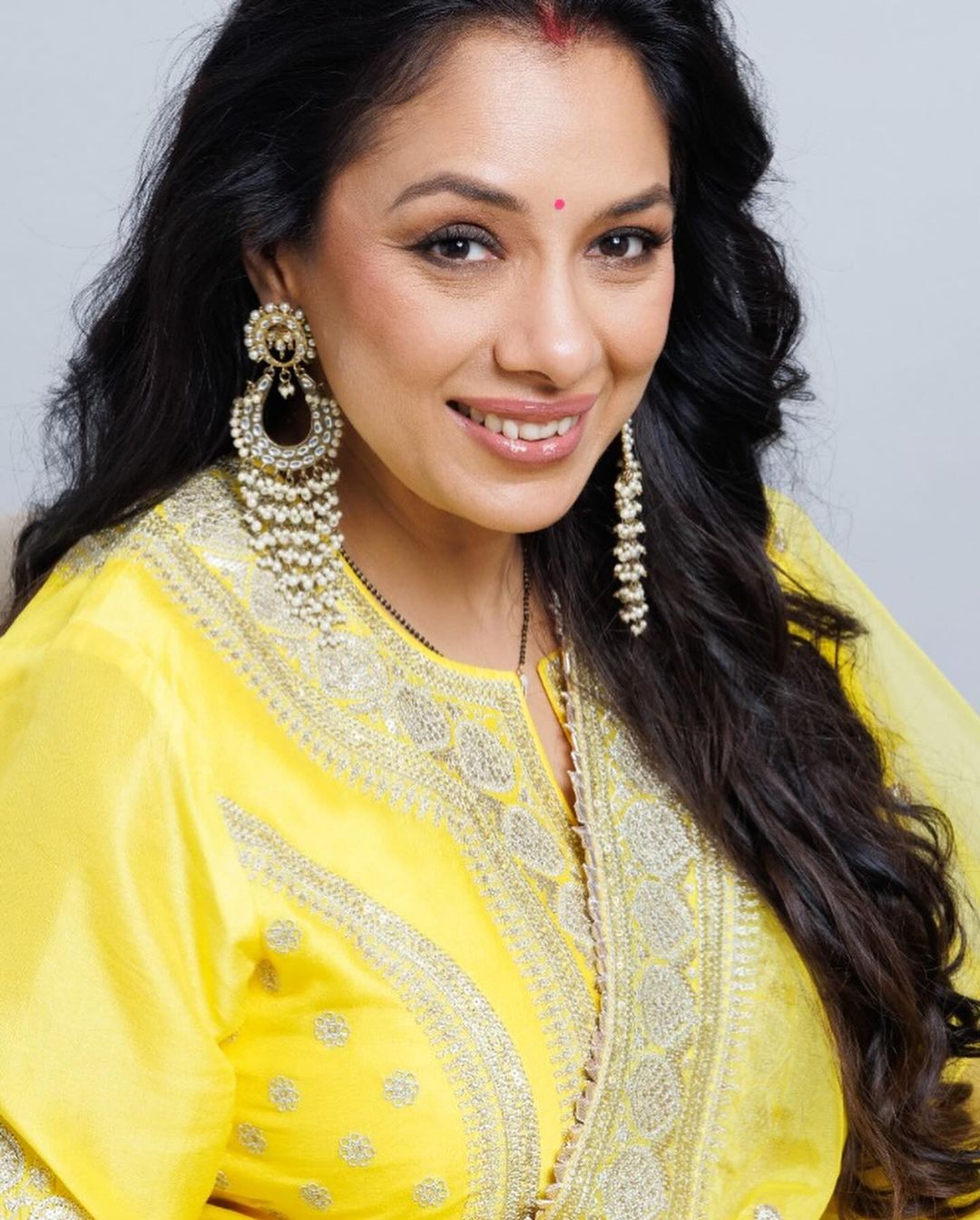 Musafar Yellow Palazzo Set