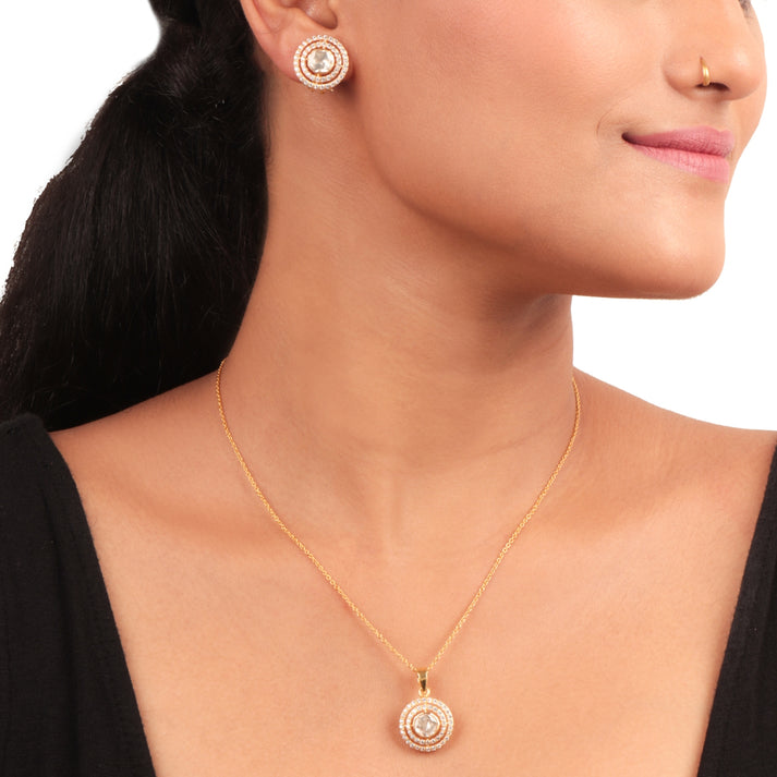 CY Sica Jewellery Eera Pendant Set Front 1