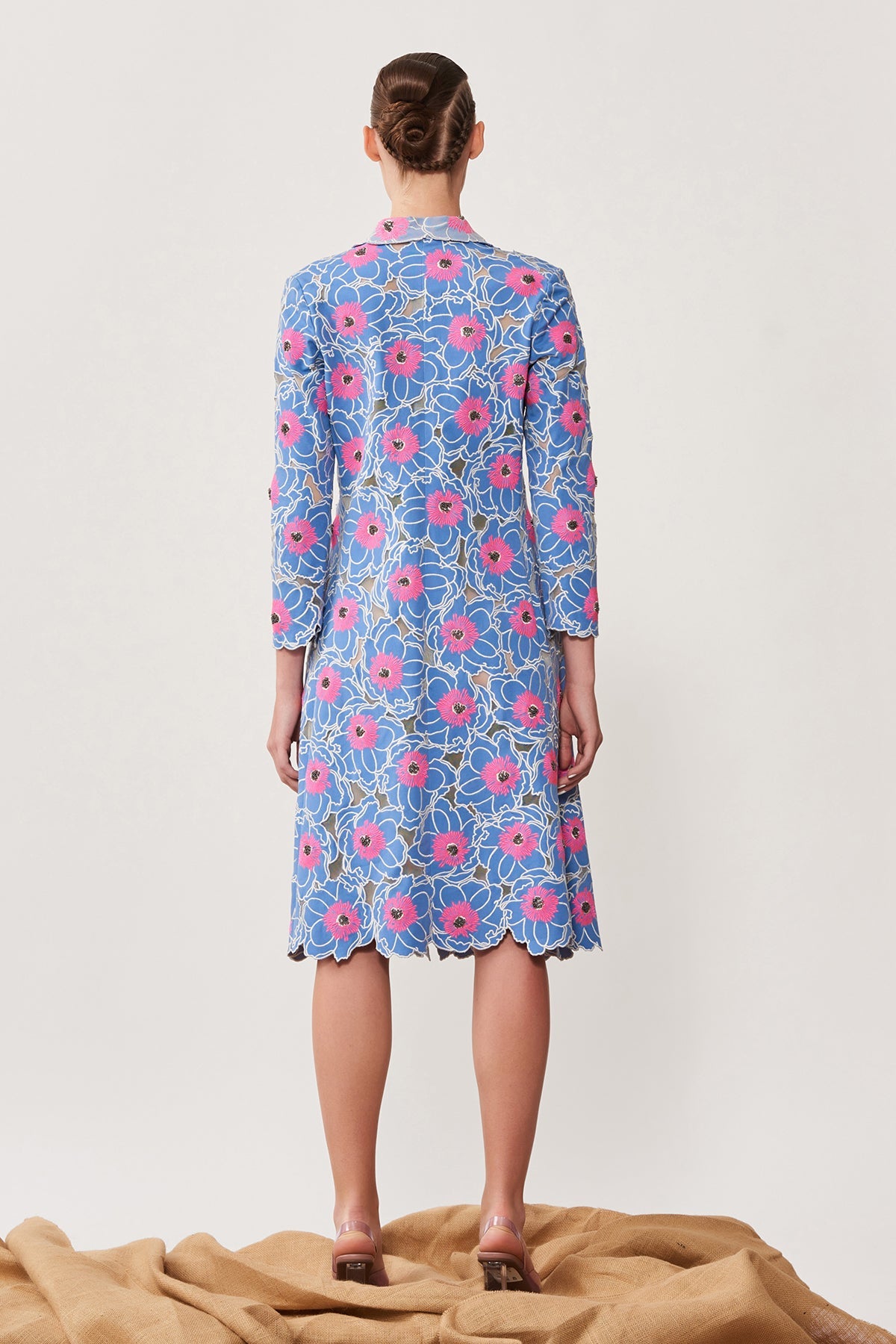 Cutwork Flower Overlap Jacket