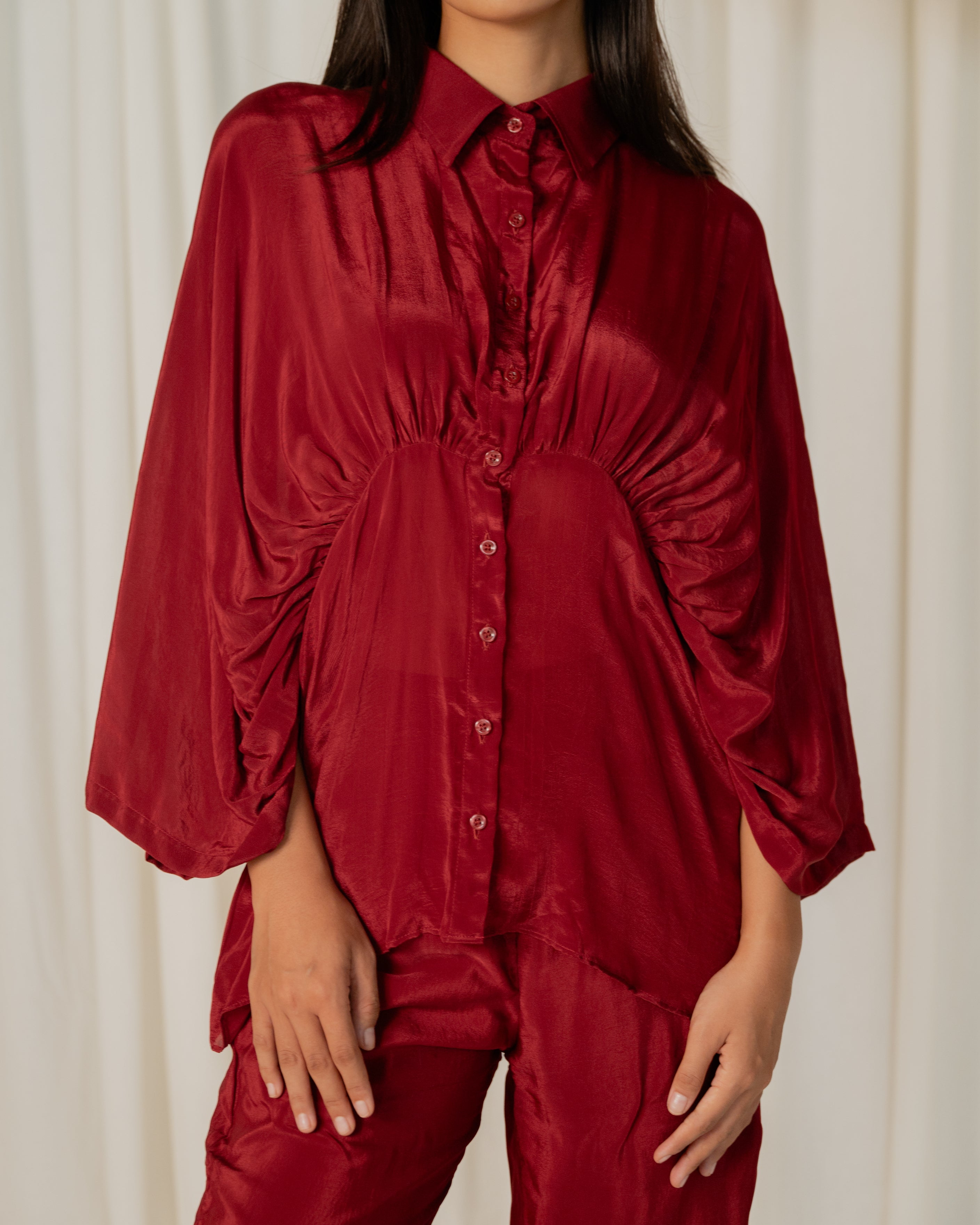 Gather Shirt Co-ord