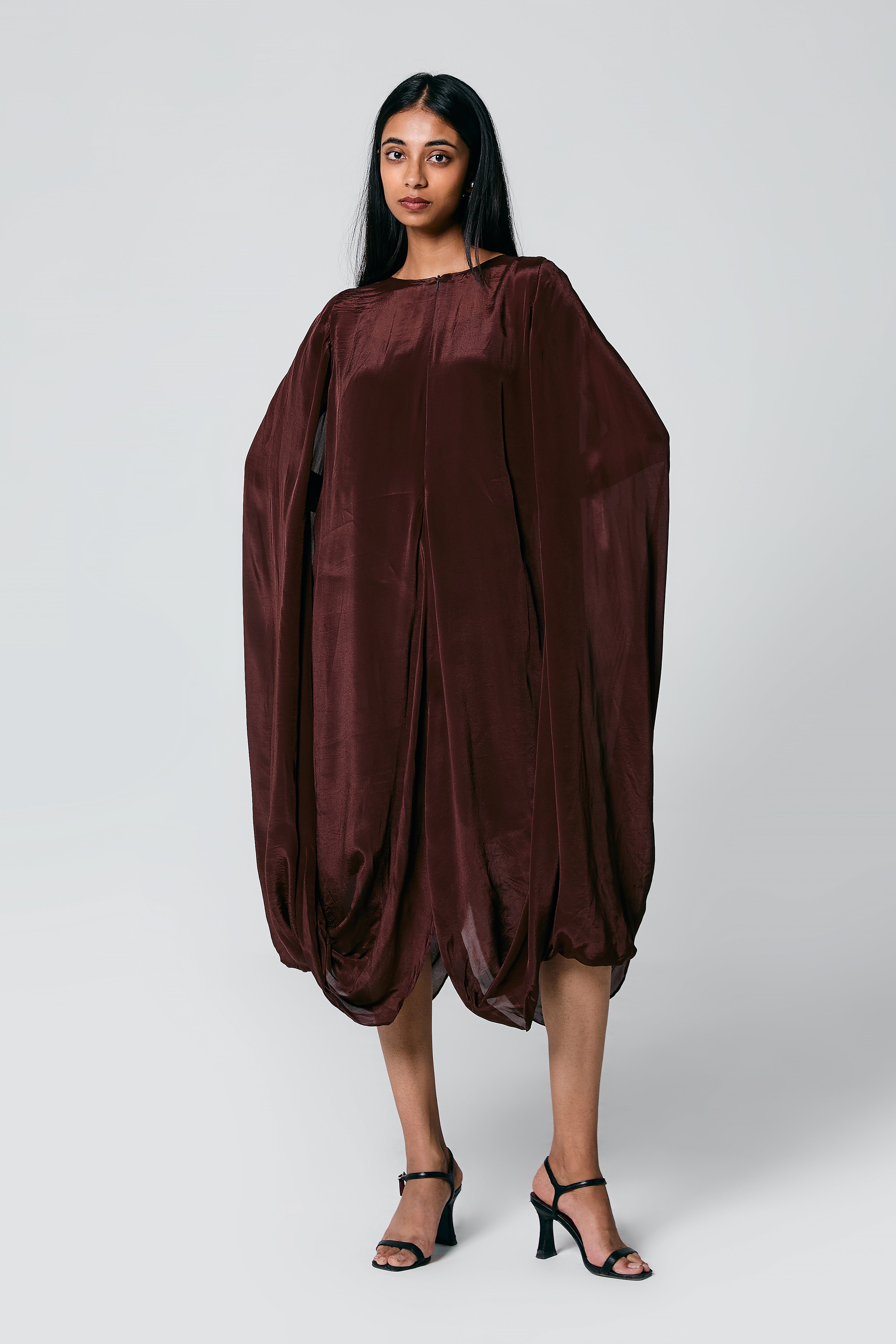 Double Cowl Dress